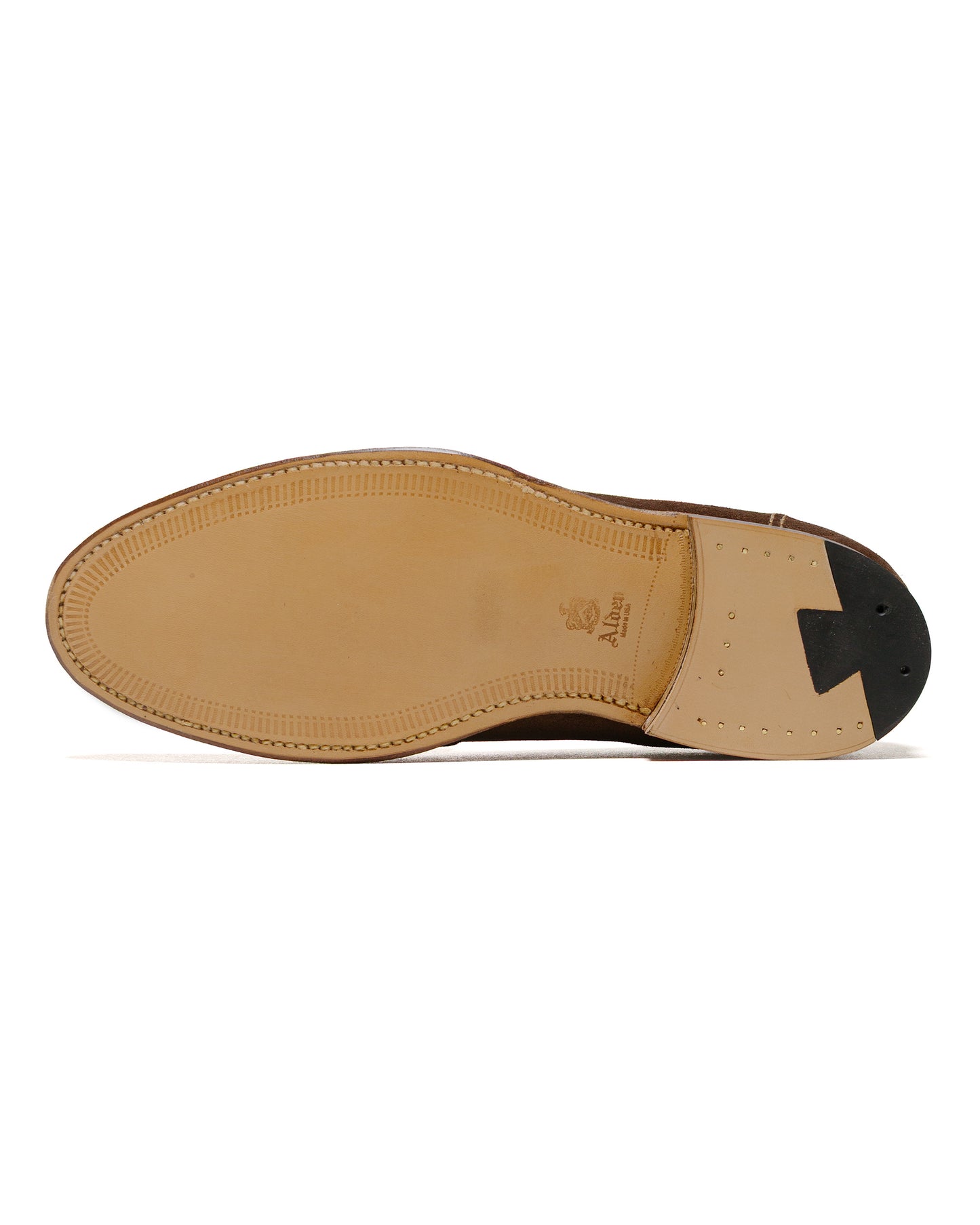 Alden Full Strap Loafer Humus Suede 68333