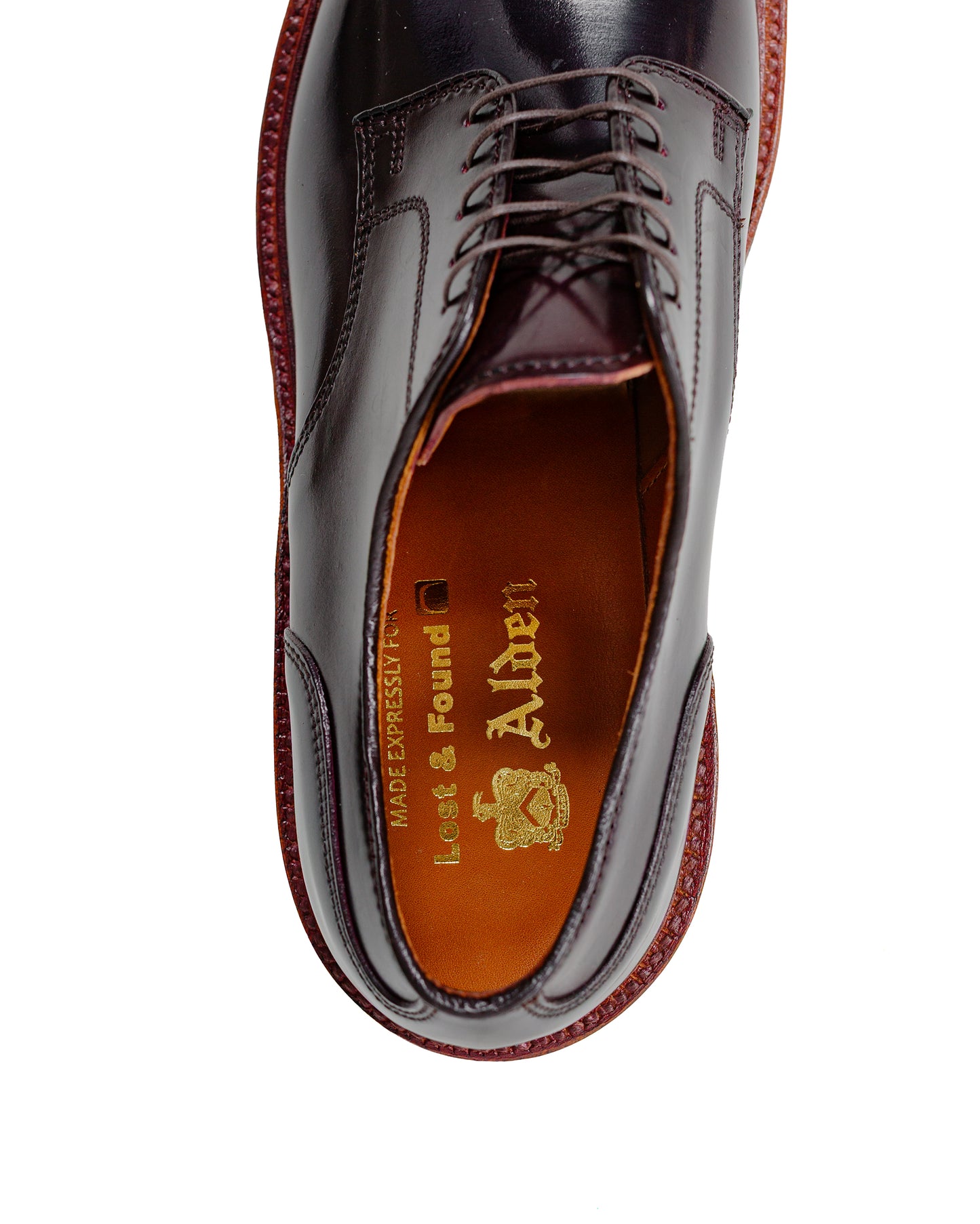 Alden Straight Tip Blucher Colour 8 Cordovan D1538