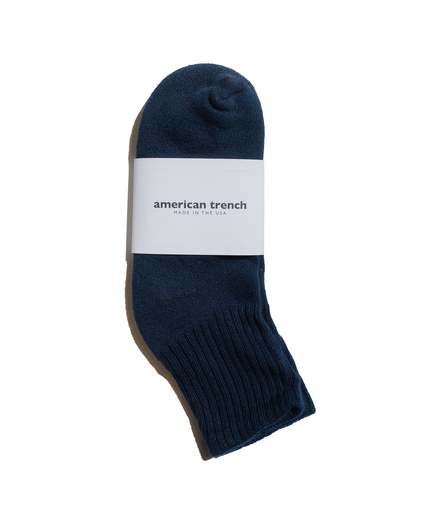 American Trench The Solids Quarter Crew Vintage Navy