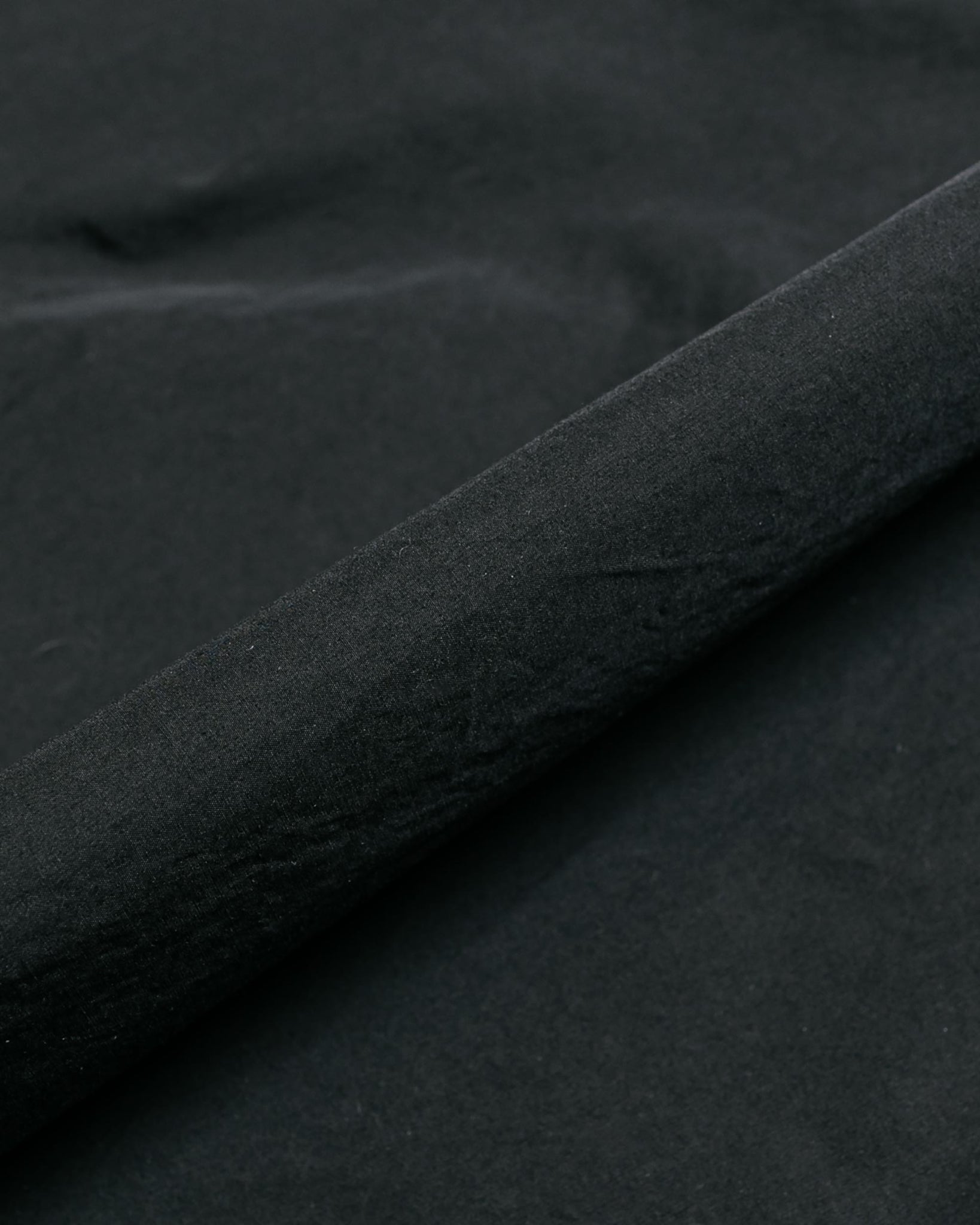Amomento Pocket Half Shirts Black fabric