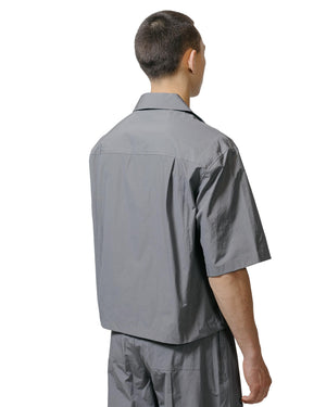 Amomento Pocket Half Shirts Charcoal model back