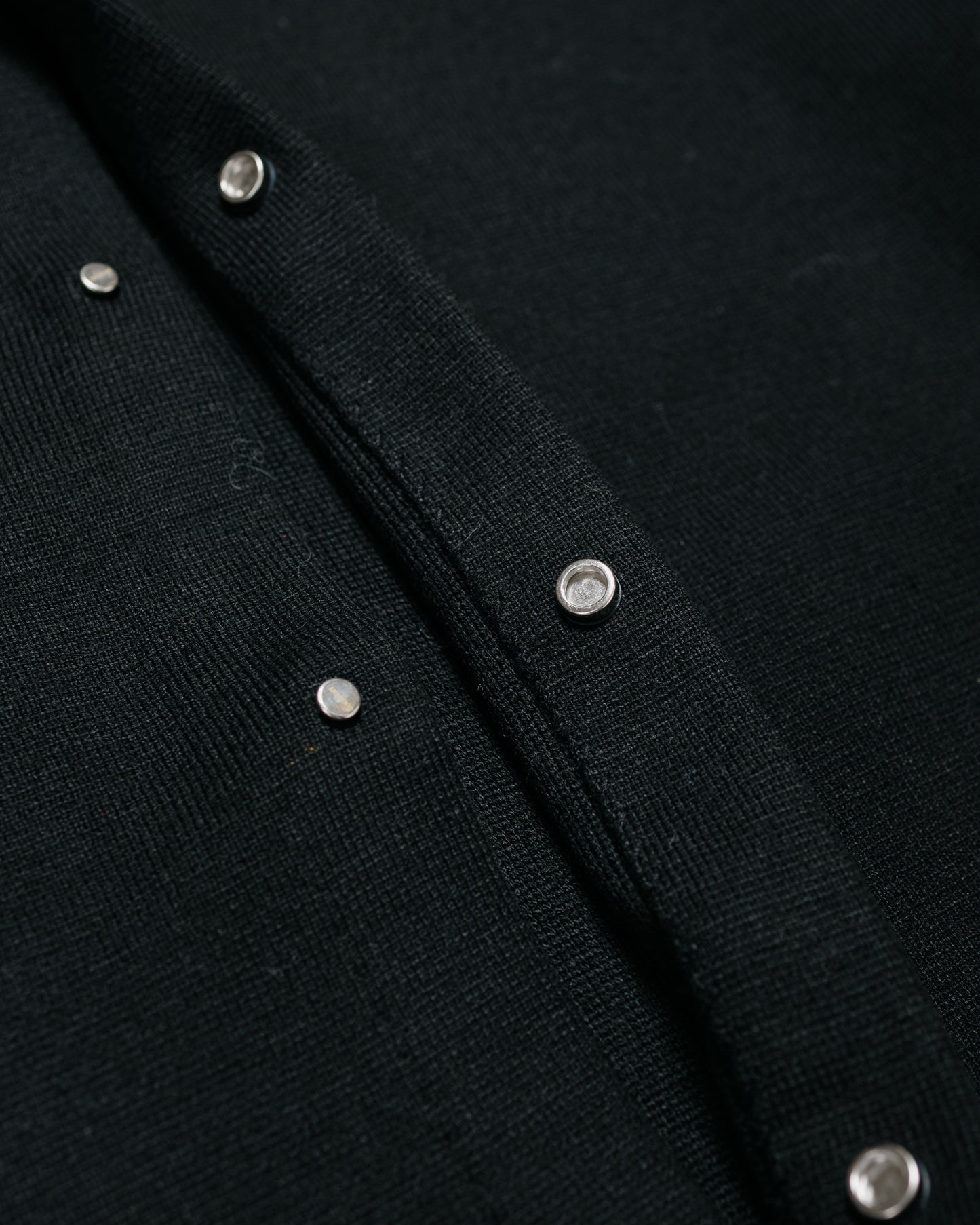 Amomento Rounded Sleeve Cardigan Black