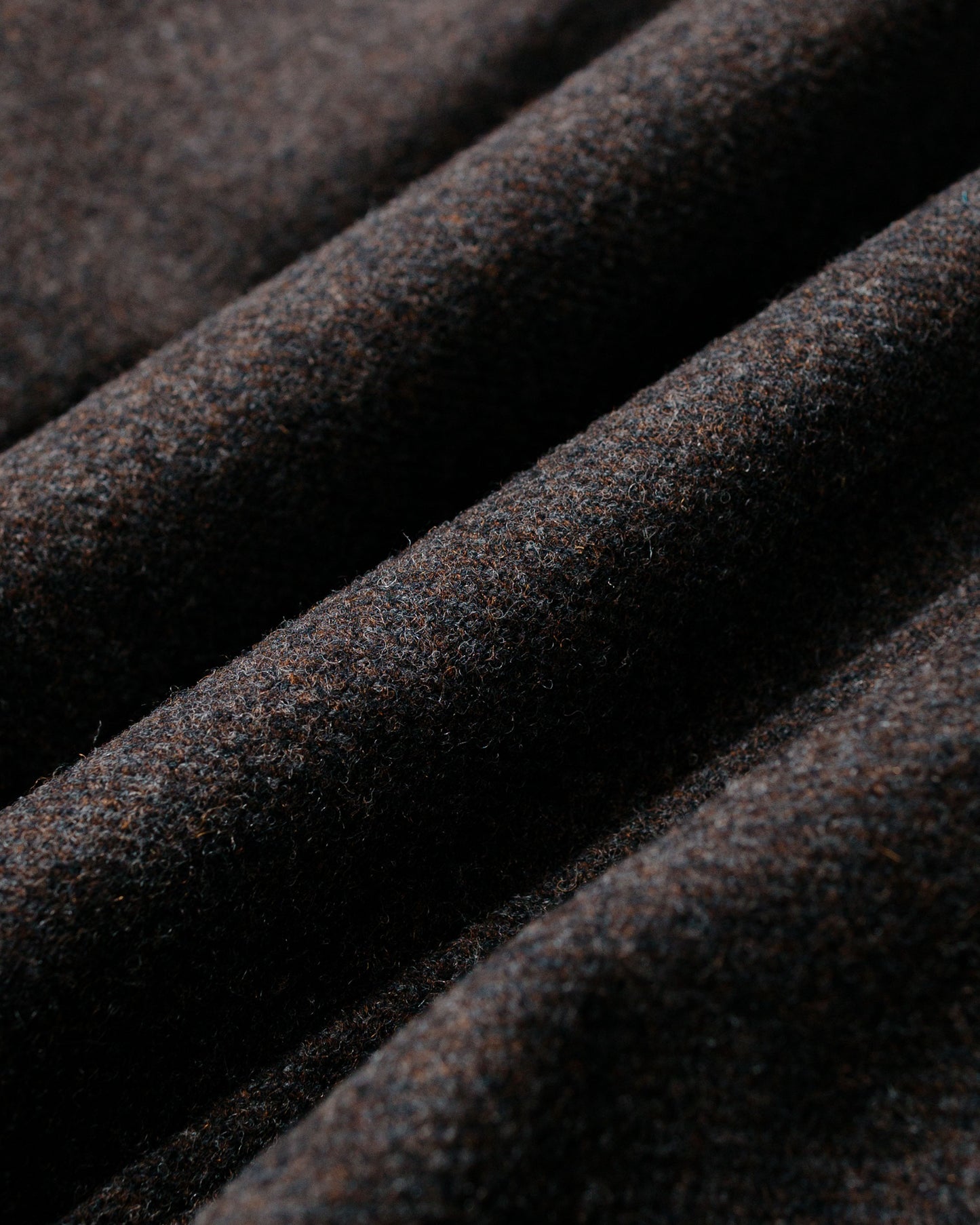 Amomento Wool Shirt Dark Brown