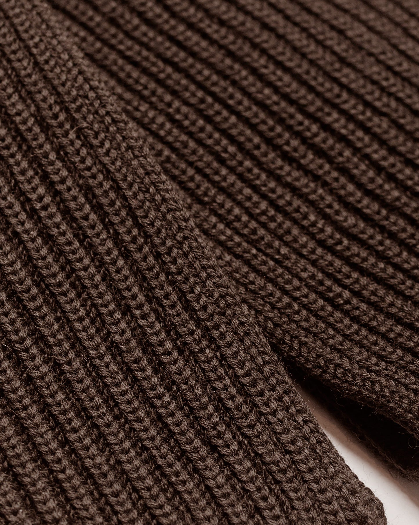 Andersen-Andersen Short Scarf Natural Brown fabric