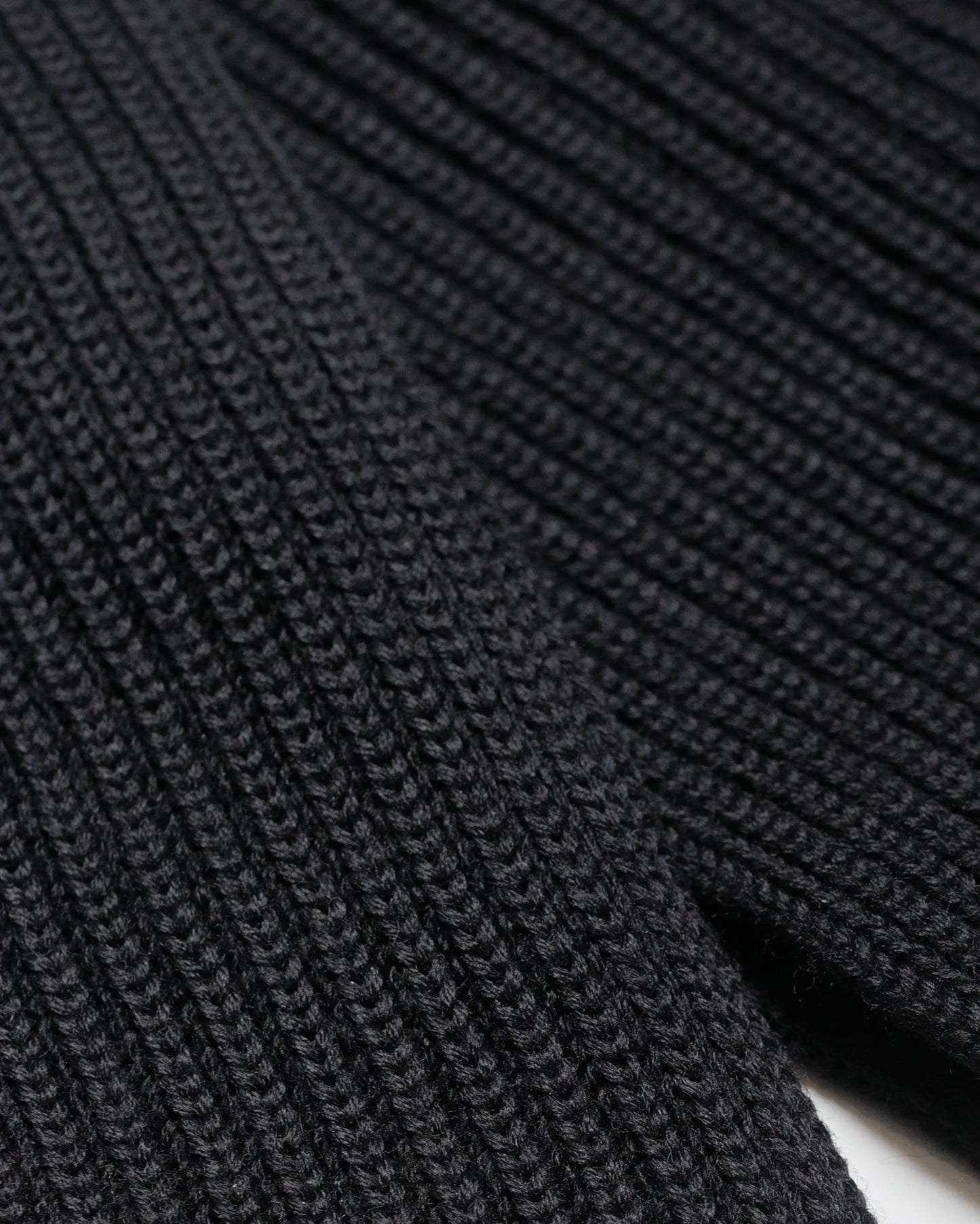 Andersen-Andersen Wide Scarf Black fabric