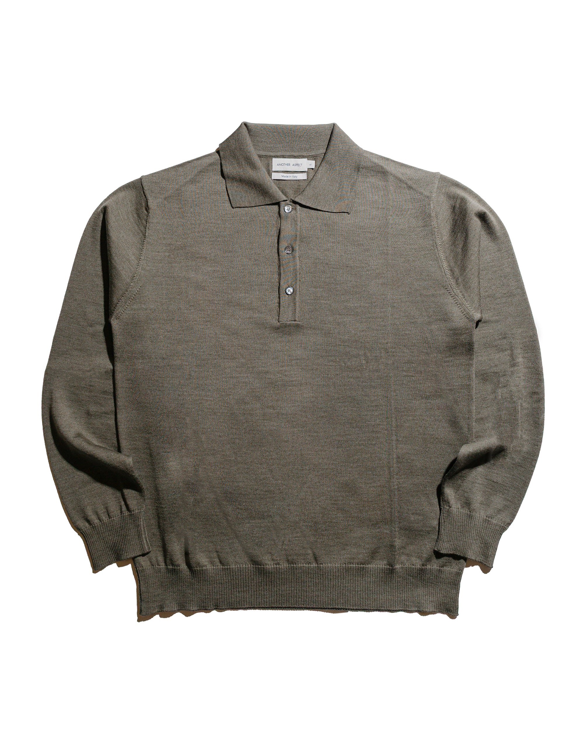 ANOTHER ASPECT knit polo ポーガーズ Another Aspect Another Polo Shirt 2.0 Village Green