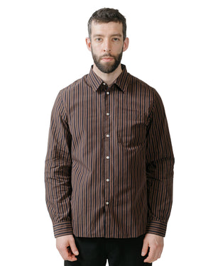 Another Aspect Another Shirt 3.0 Brown/Black Stripe model front