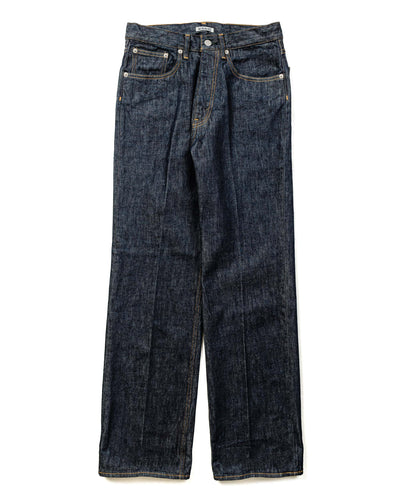 Auralee Hard Twist Denim 5P Pants Indigo