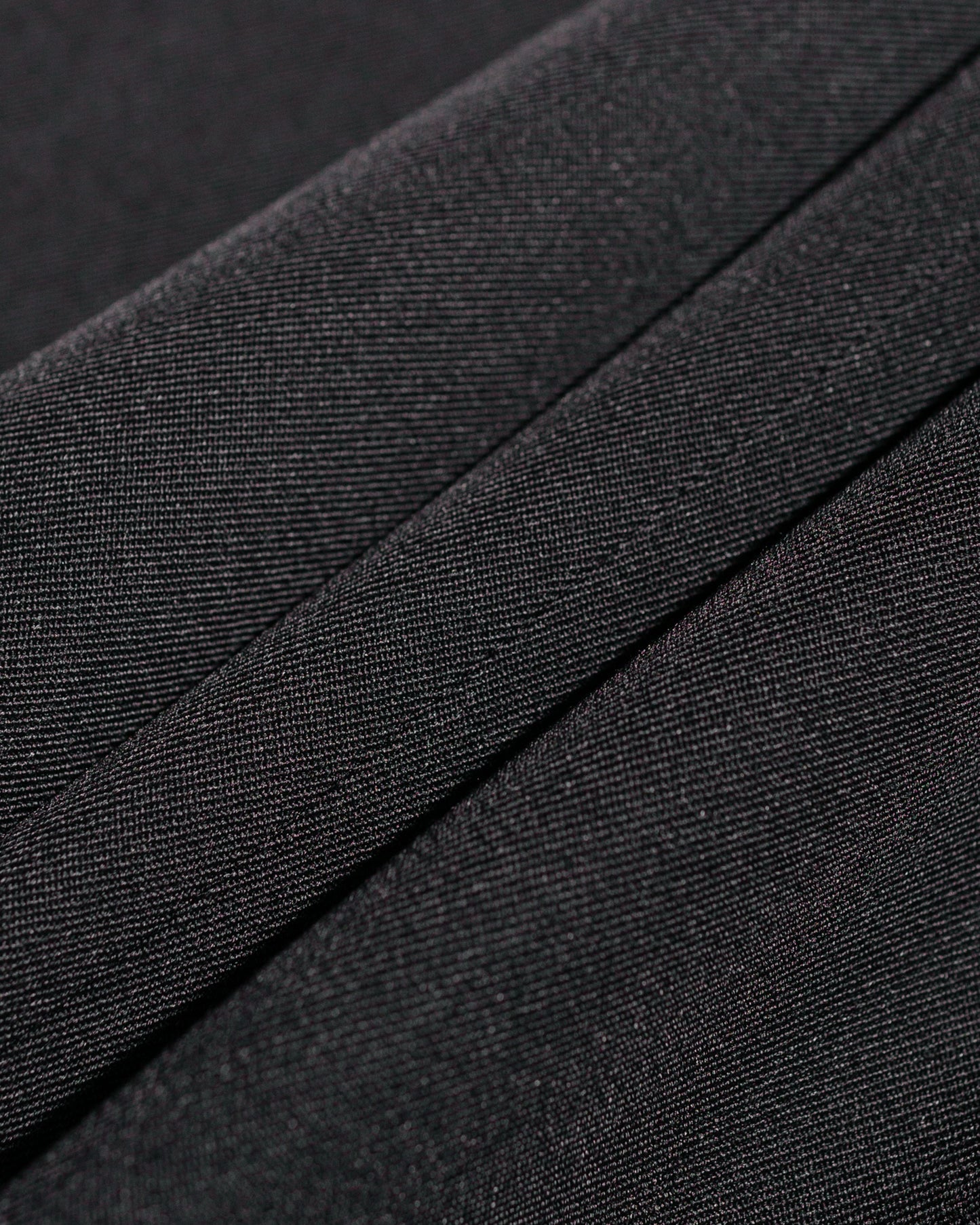 Auralee Light Wool Max Gabardine Two-Tuck Slacks Top Black