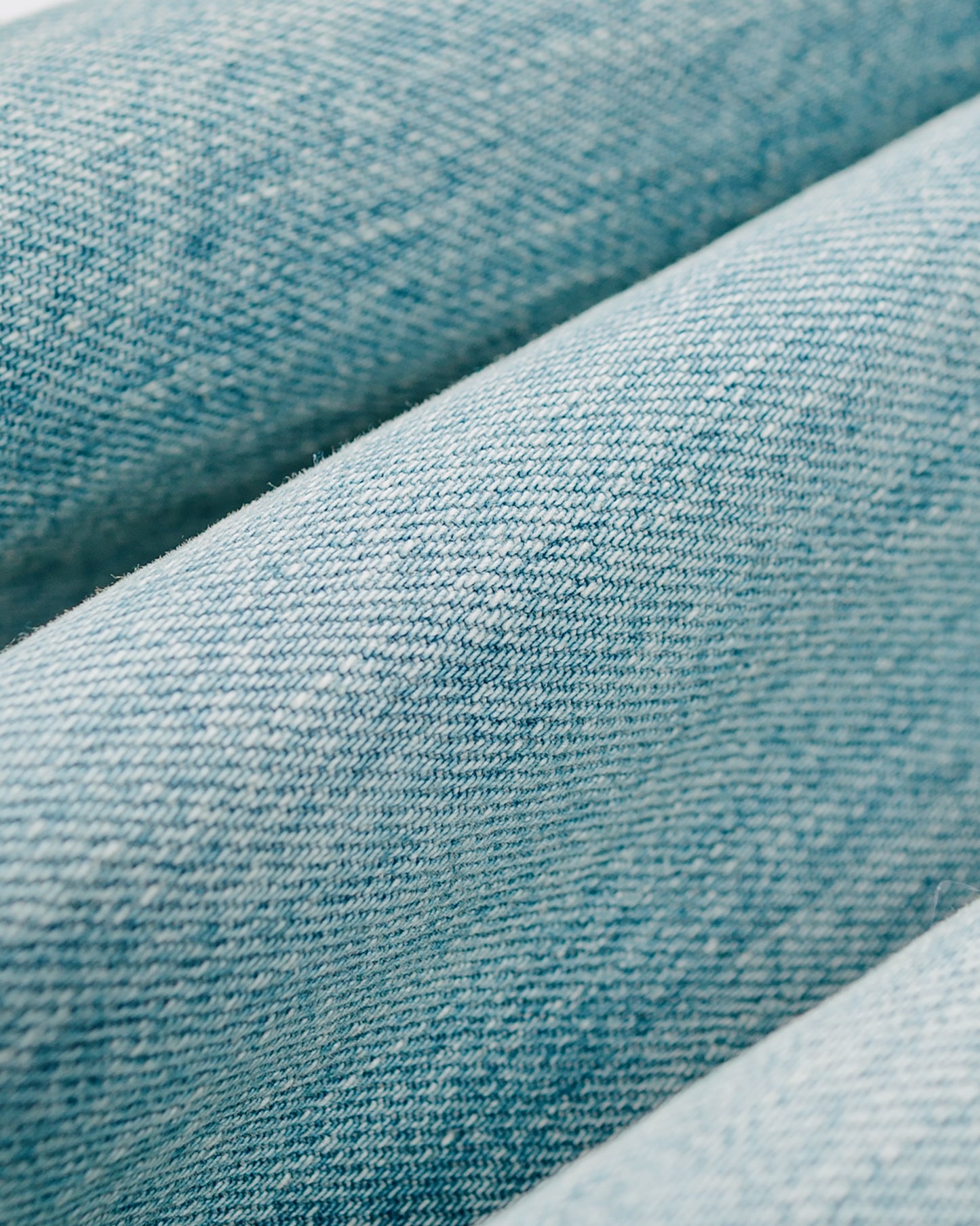 Auralee Selvedge Faded Heavy Denim Wide Pants Faded Indigo