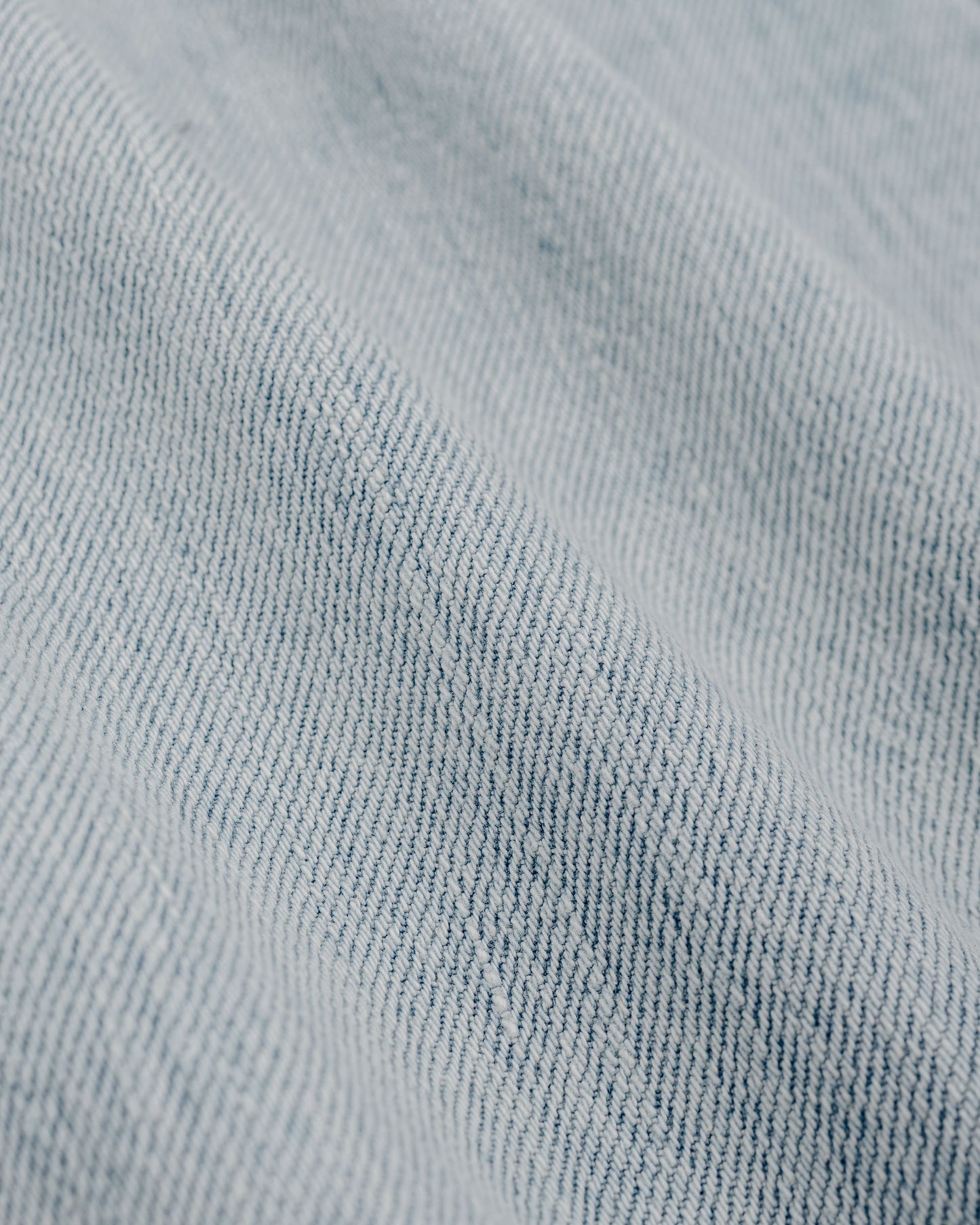 Auralee Selvedge Faded Light Denim Wide Pants Light Indigo