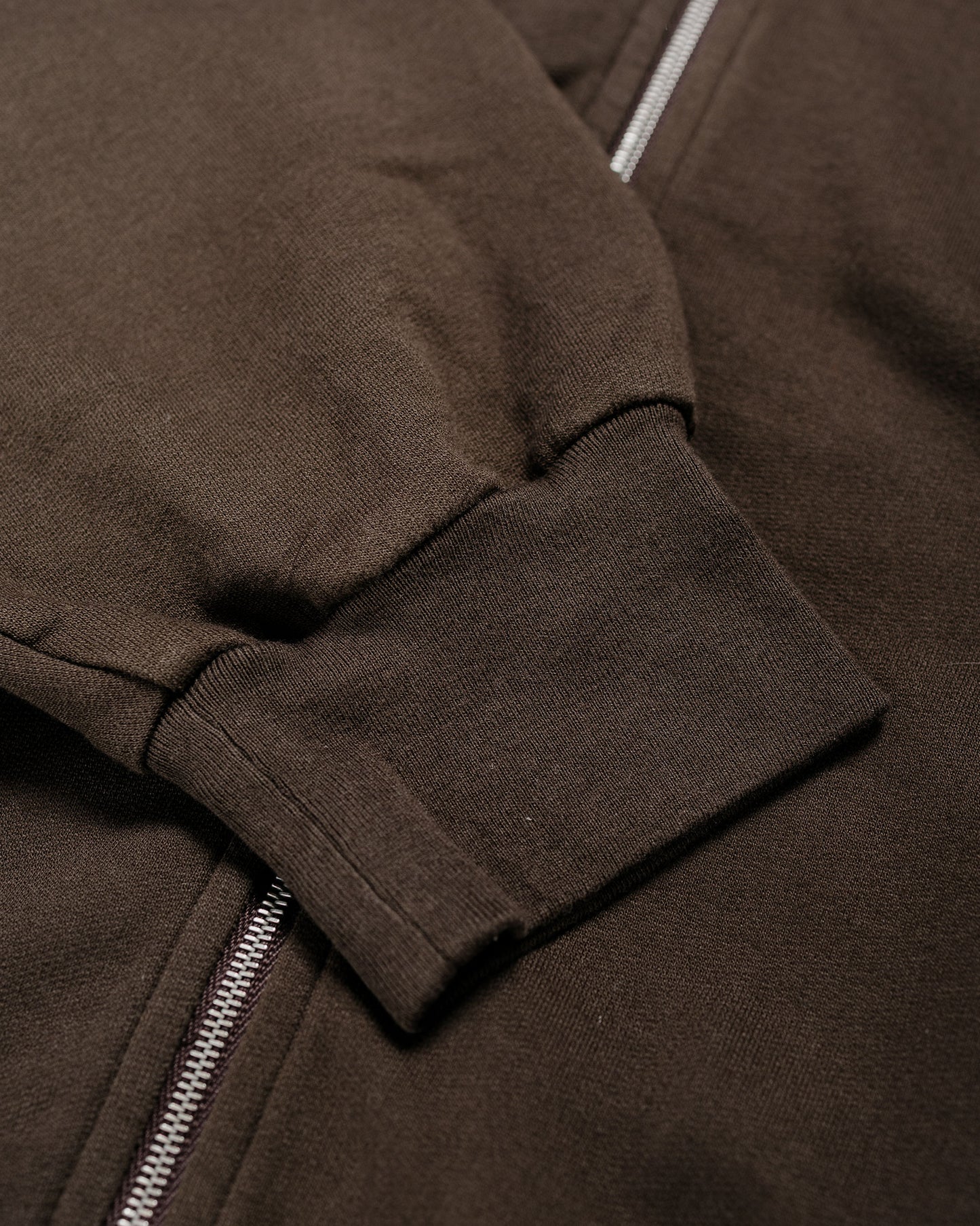 Auralee Super High Gauge Sweat Zip Blouson Dark Brown
