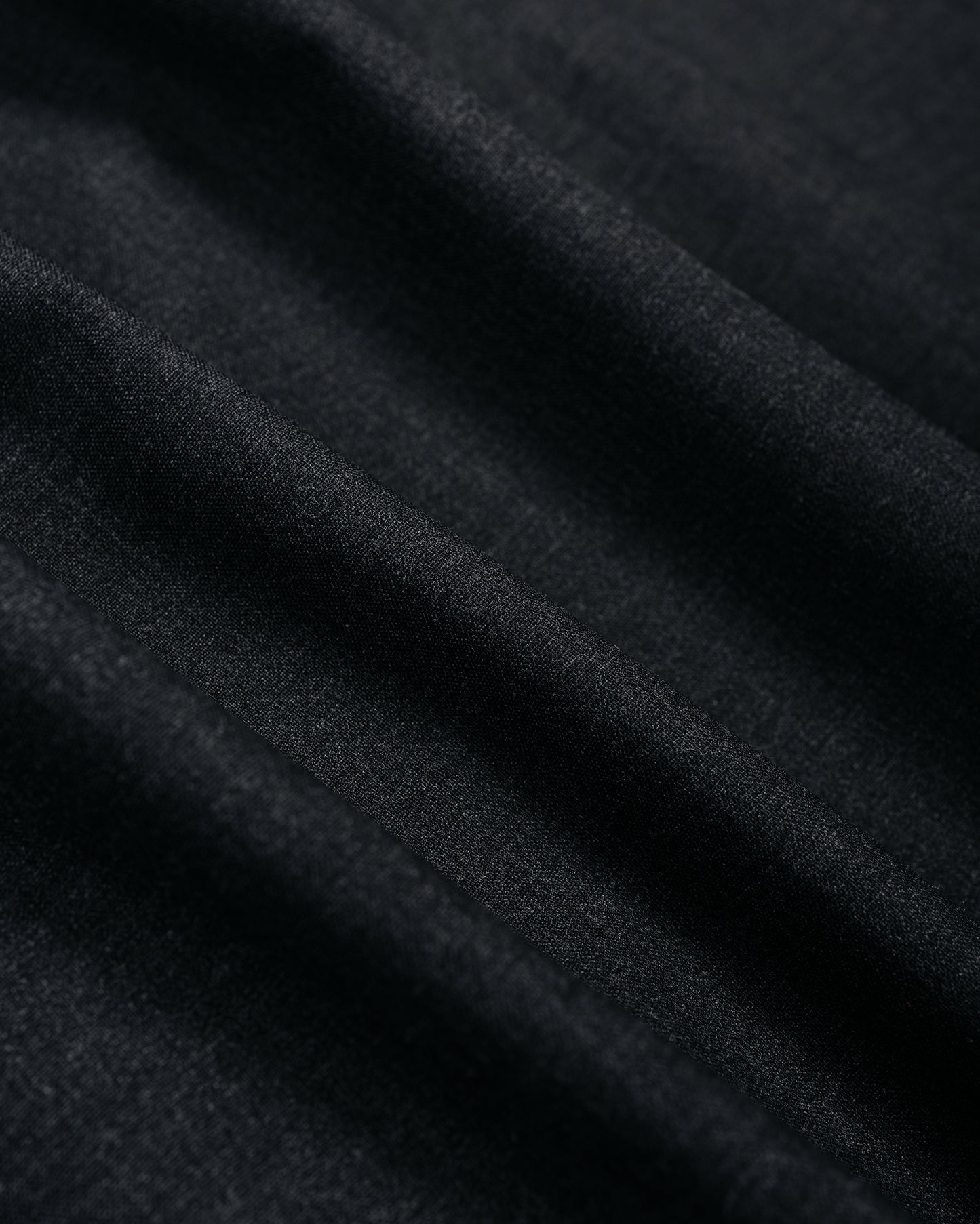 Auralee Ultra Fine Tropical Wool Two-Tuck Slacks Top Charcoal