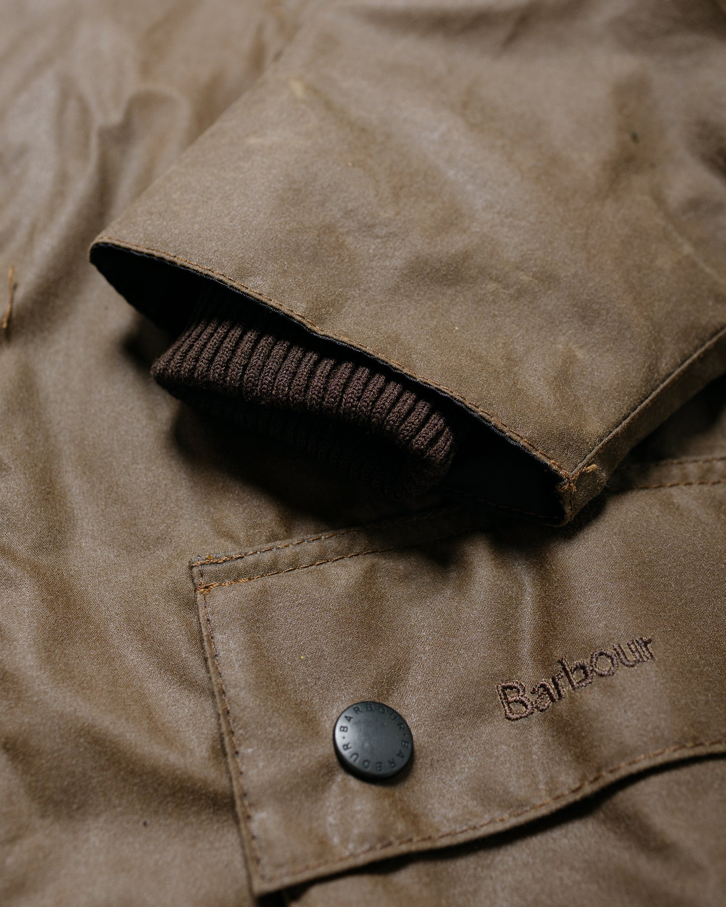 Barbour Bedale Wax Jacket Bark