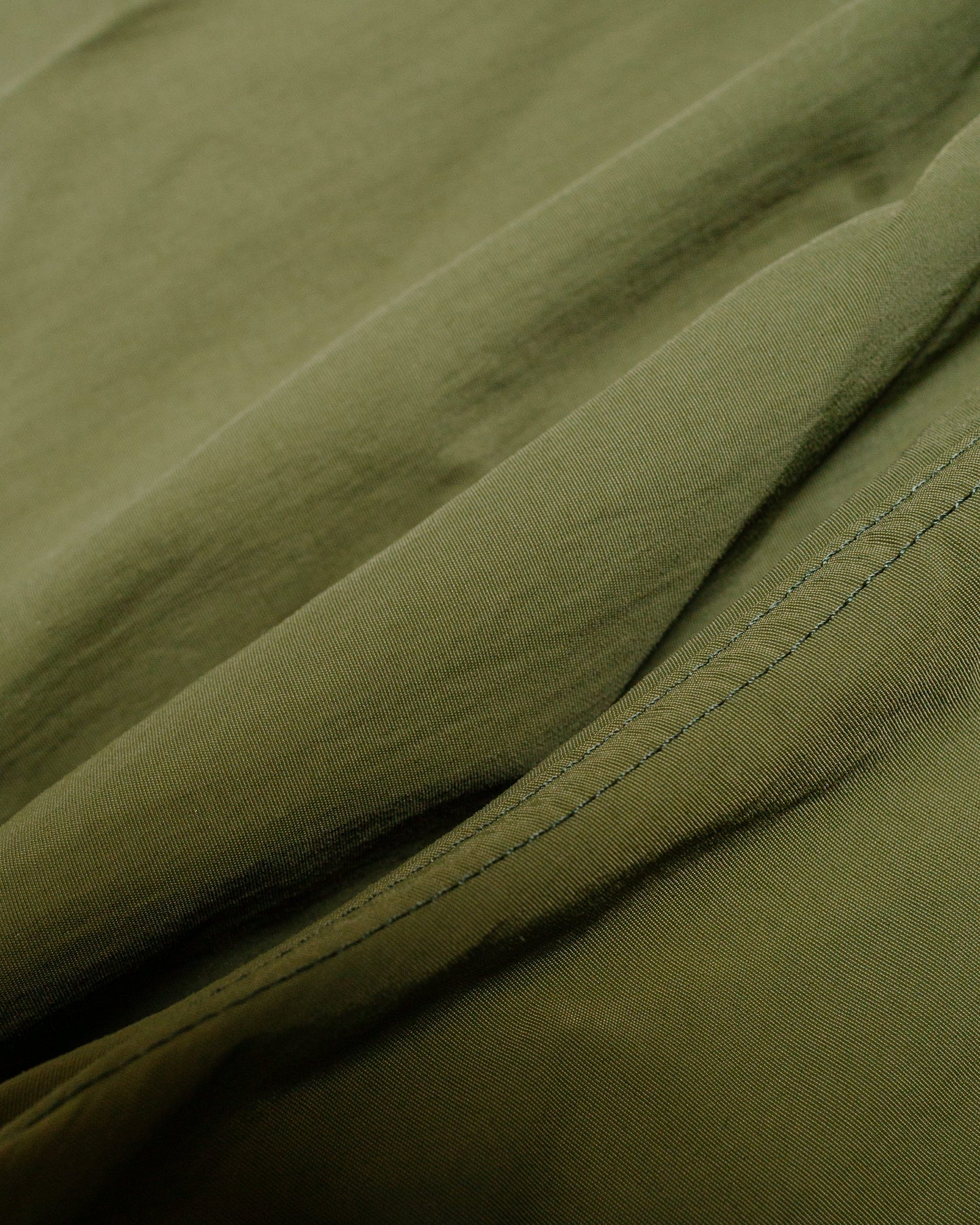 Bather Solid Olive Swim Trunk fabric