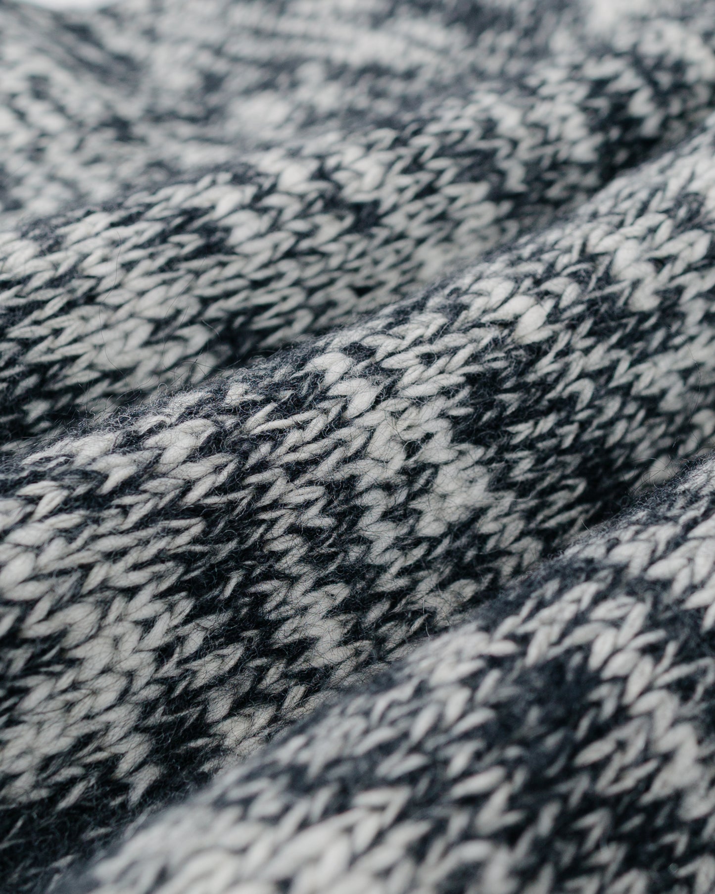 Batoner Mohair Nordic Crew Neck Black