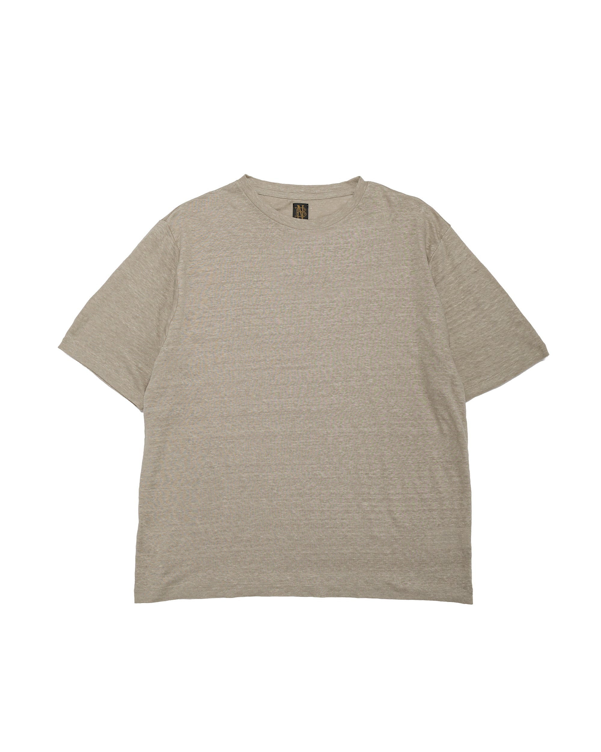 トップス 25SS BATONER NORMANDY LINEN T-SHIRT Batoner Normandy Linen T-Shirt Taupe