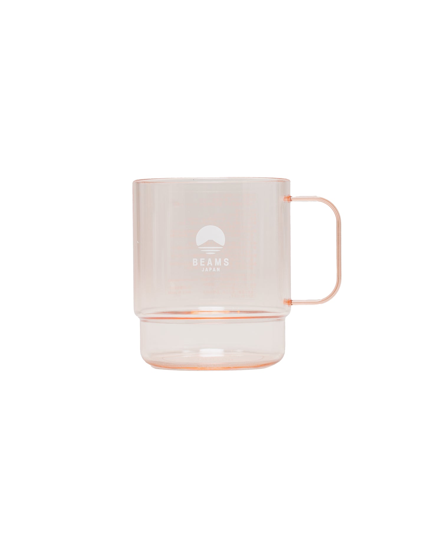 Beams Japan Stacking Mug OrangeWhite Logo