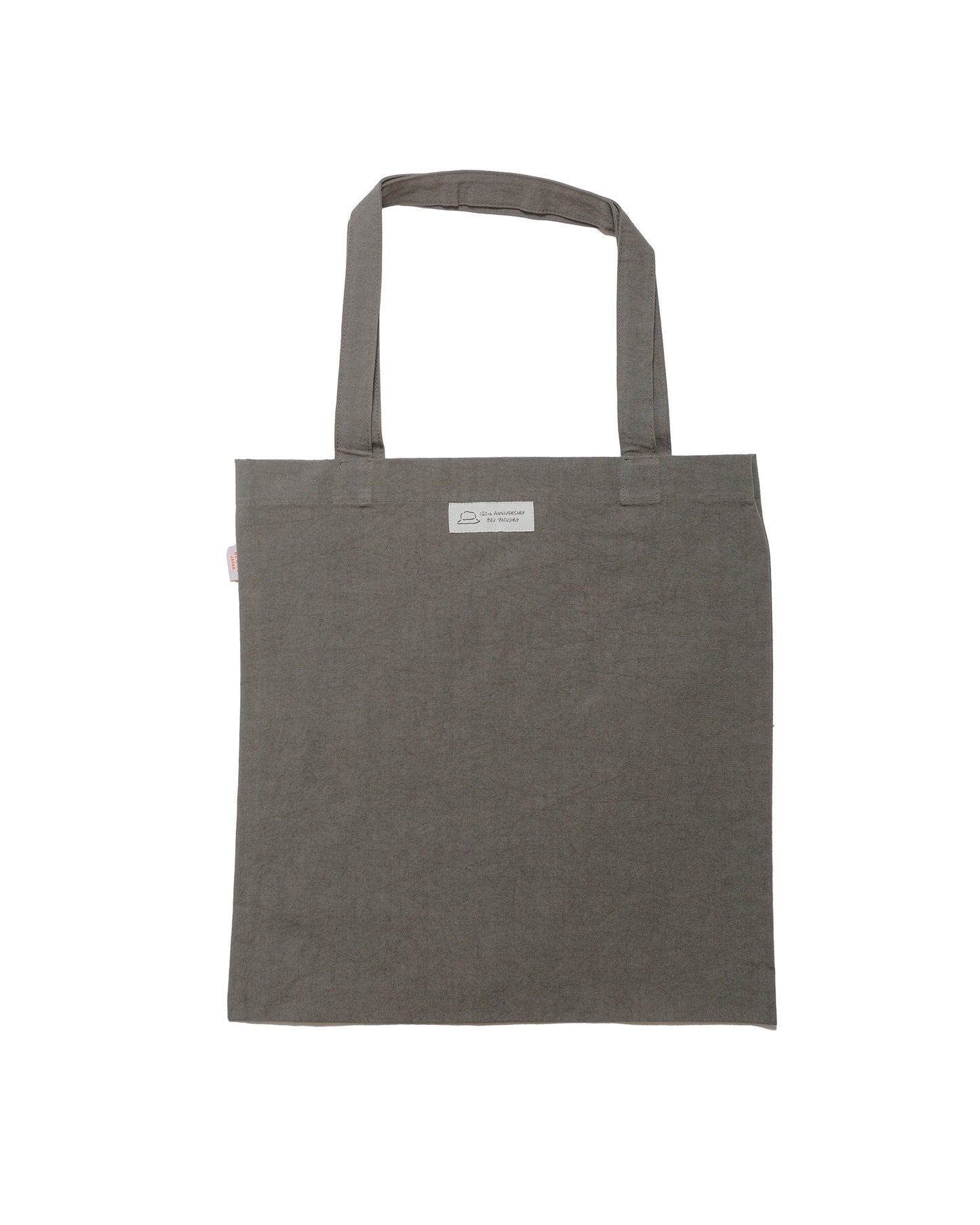 Beams Japan Yasujiro Ozu Anniversary Logo Tote Bag Charcoal back