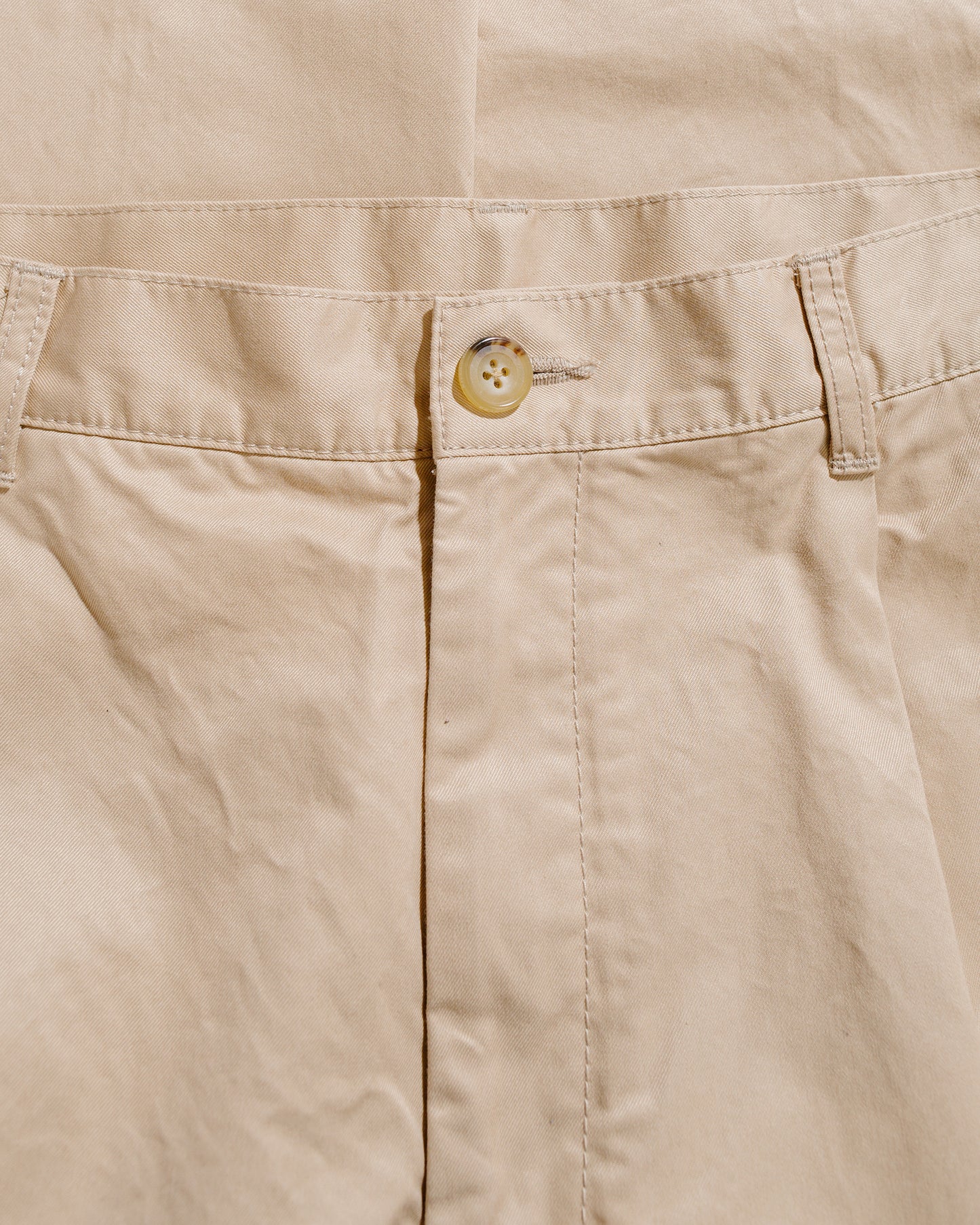 Beams Plus 1Pleat 803 Twill Beige