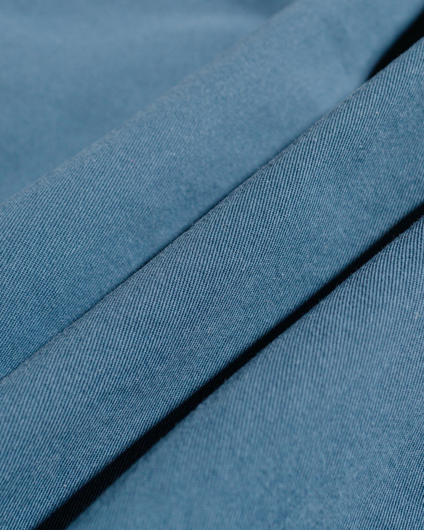 Beams Plus 2Pleats Trousers Twill Bio Washed Sax