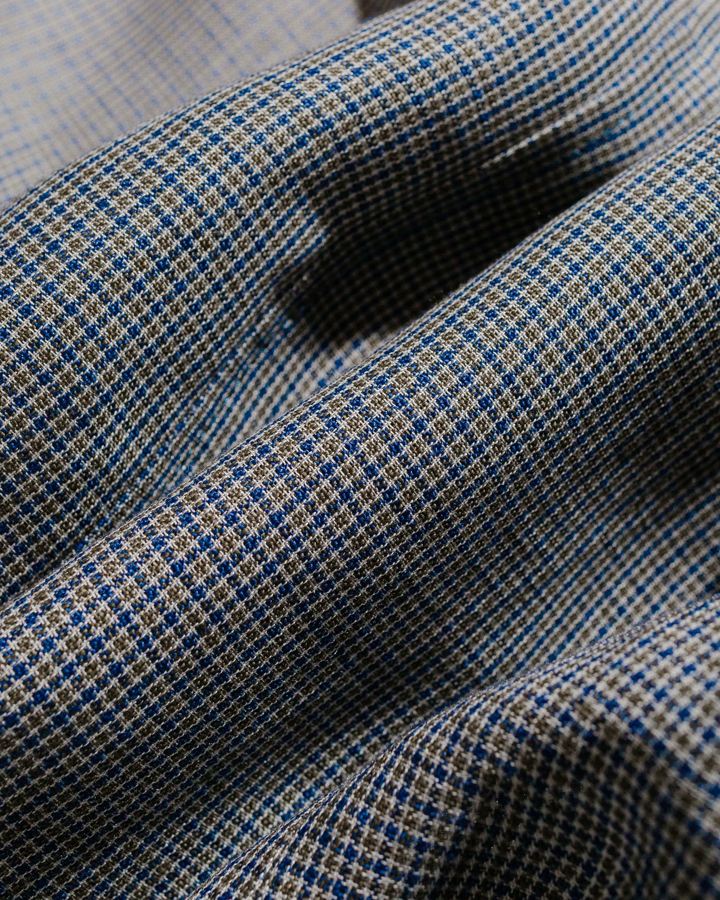 Beams Plus 3B Box-Fit Linen Cupra Gun Club Check Grey