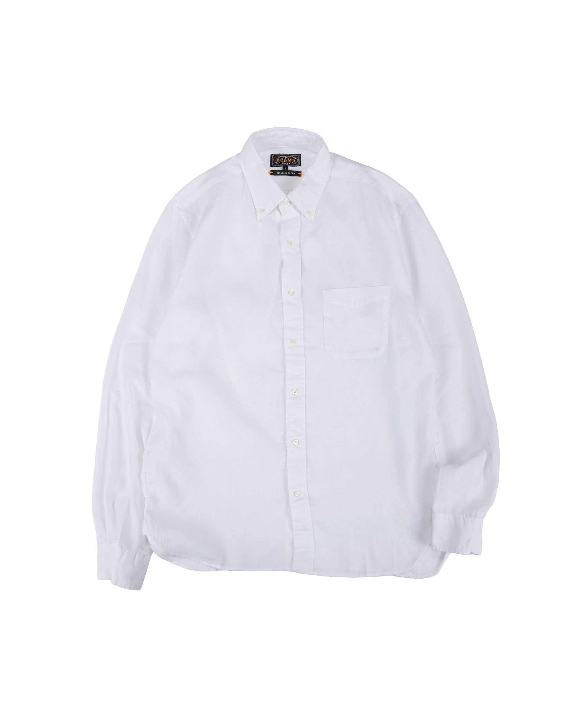 Beams Plus B.D. COOLMAX® Linen White