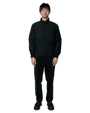 Beams Plus MIL Liner Jersey Back Fleece Black model full