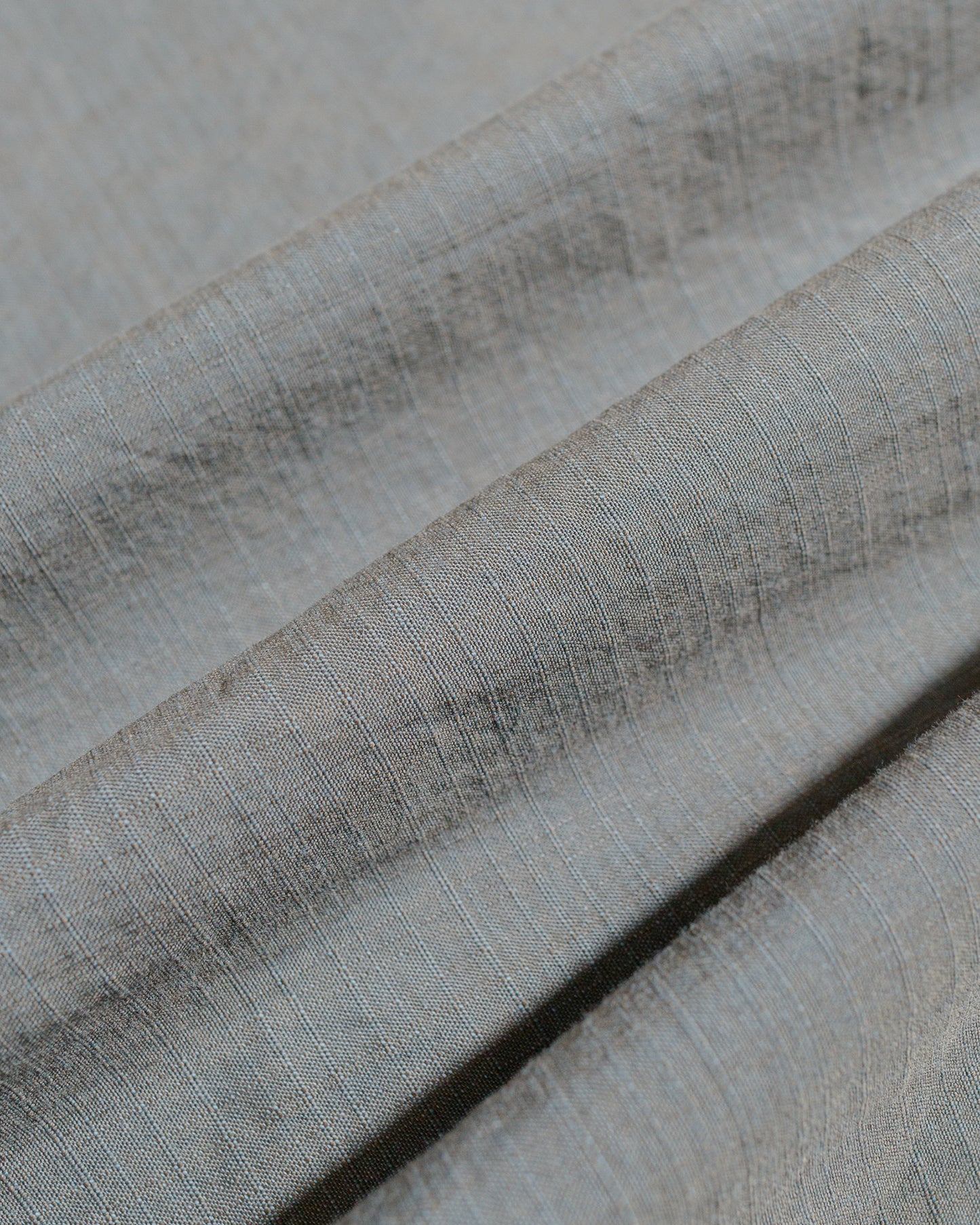 Beams Plus Open Collar Slab Chambray Sage