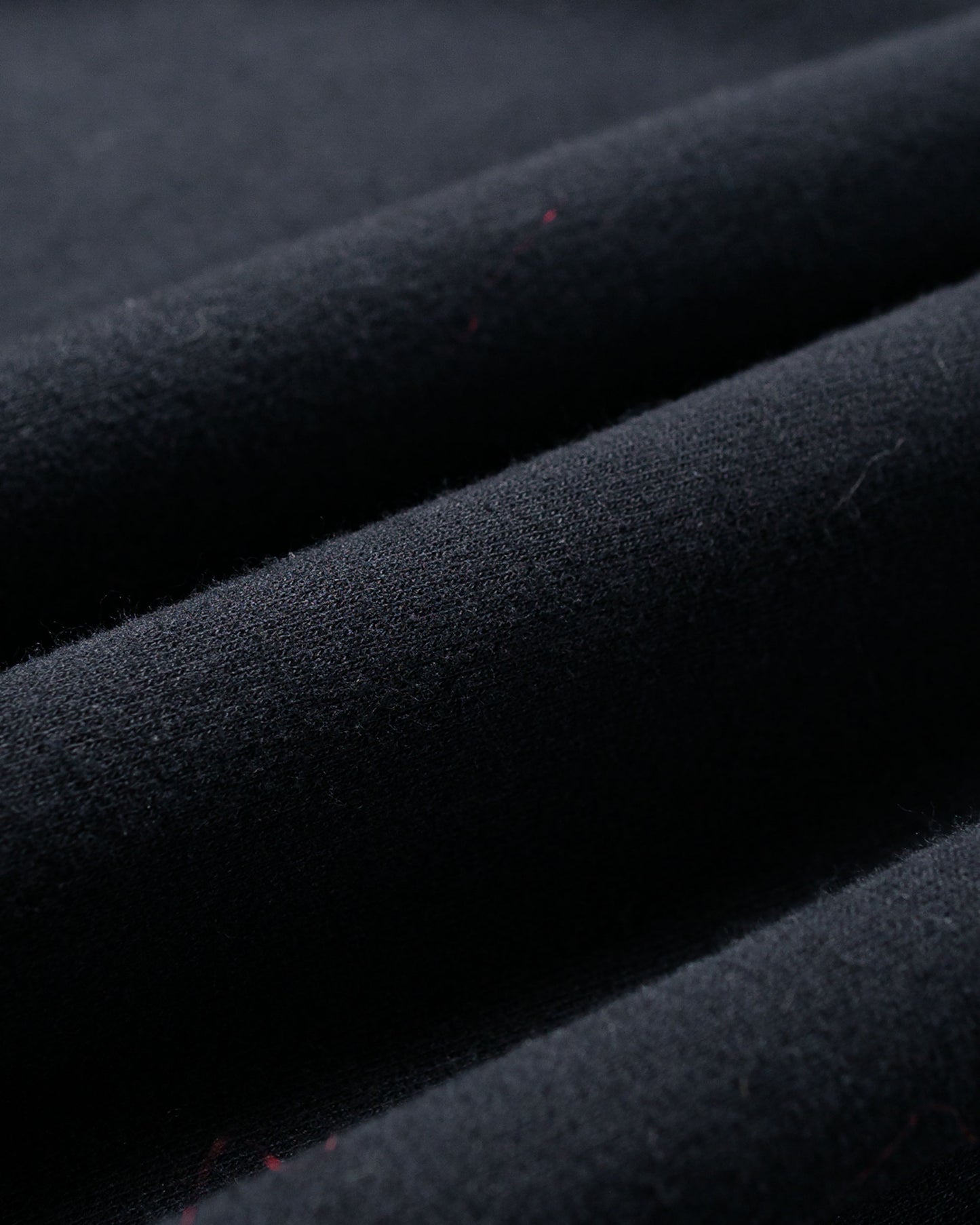 Body of Work Myrtle Quarter-Zip Sweatshirt Black/Loam Brown Stitch