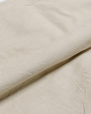 Cohérence Alain Linen Cotton Chevron Trouser Ivory fabric
