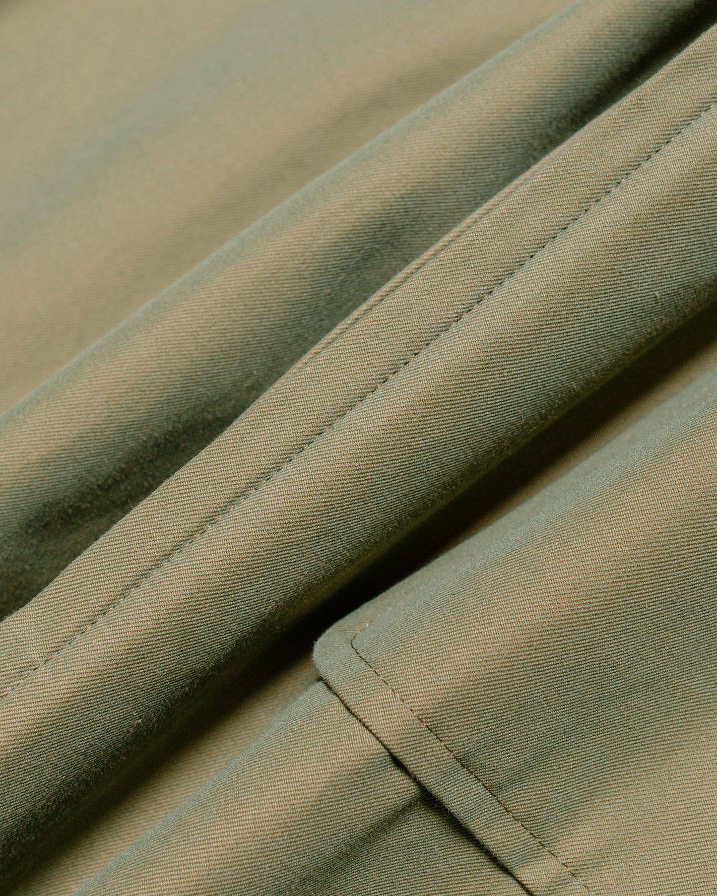 Cohérence BIRKS-FLB Cohérence Gabardine Jacket Green fabric