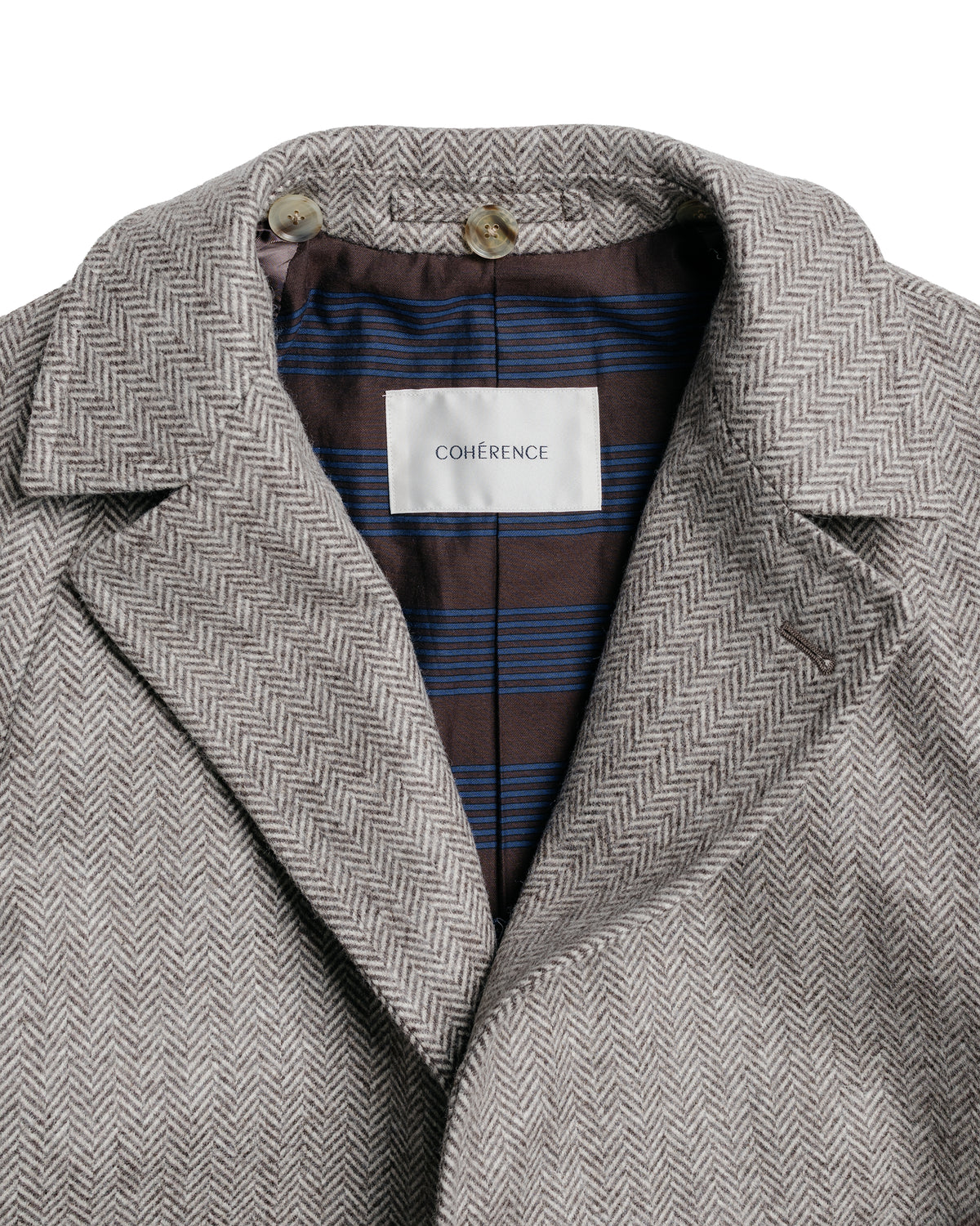 Cohérence Corb Chevron Tweed Jersey L. Beige
