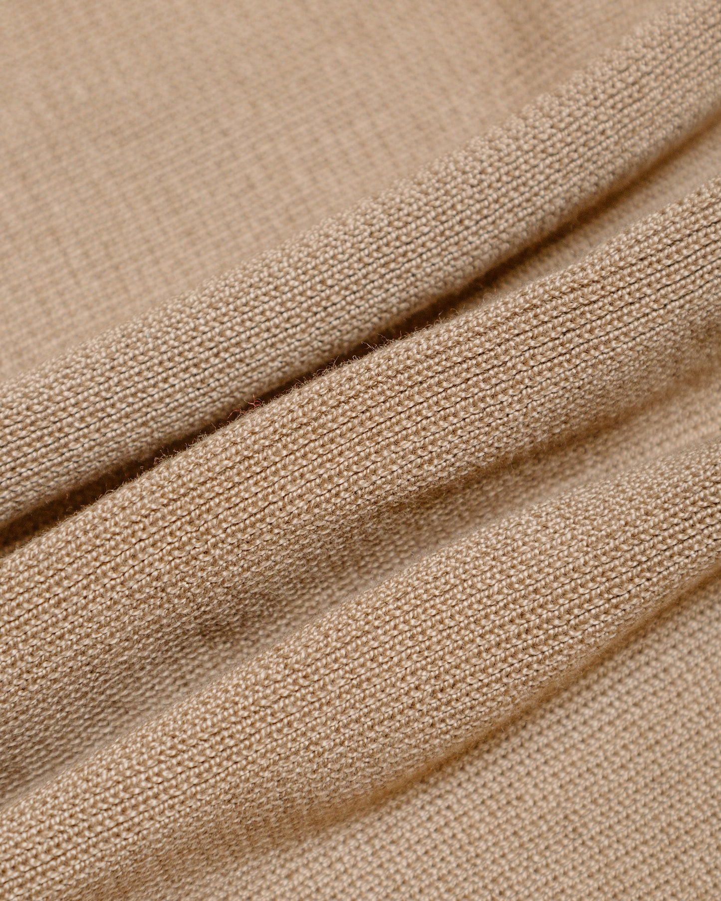 Corridor Buttondown Sweater Camel fabric