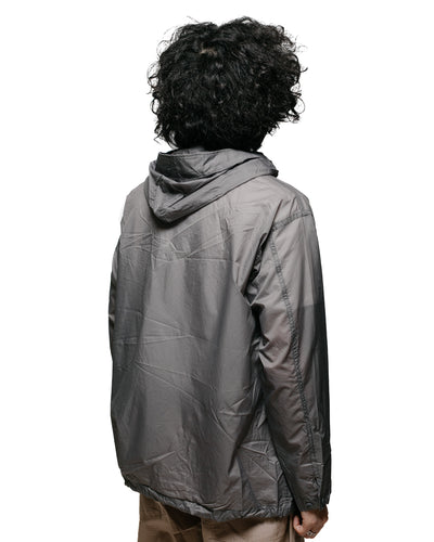 Engineered Garments Cagoule Shirt Grey Nylon Micro Ripstop