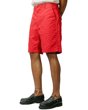 Engineered Garments Fatigue Short Red Cotton Ripstop model front