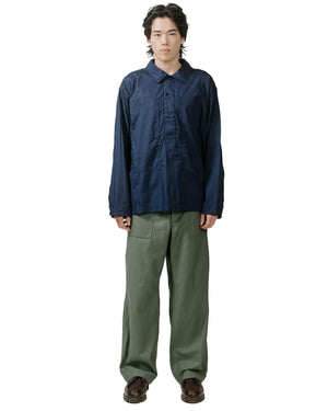 Engineered Garments Workaday Fatigue Pant Olive Cotton Reverse Sateen model full