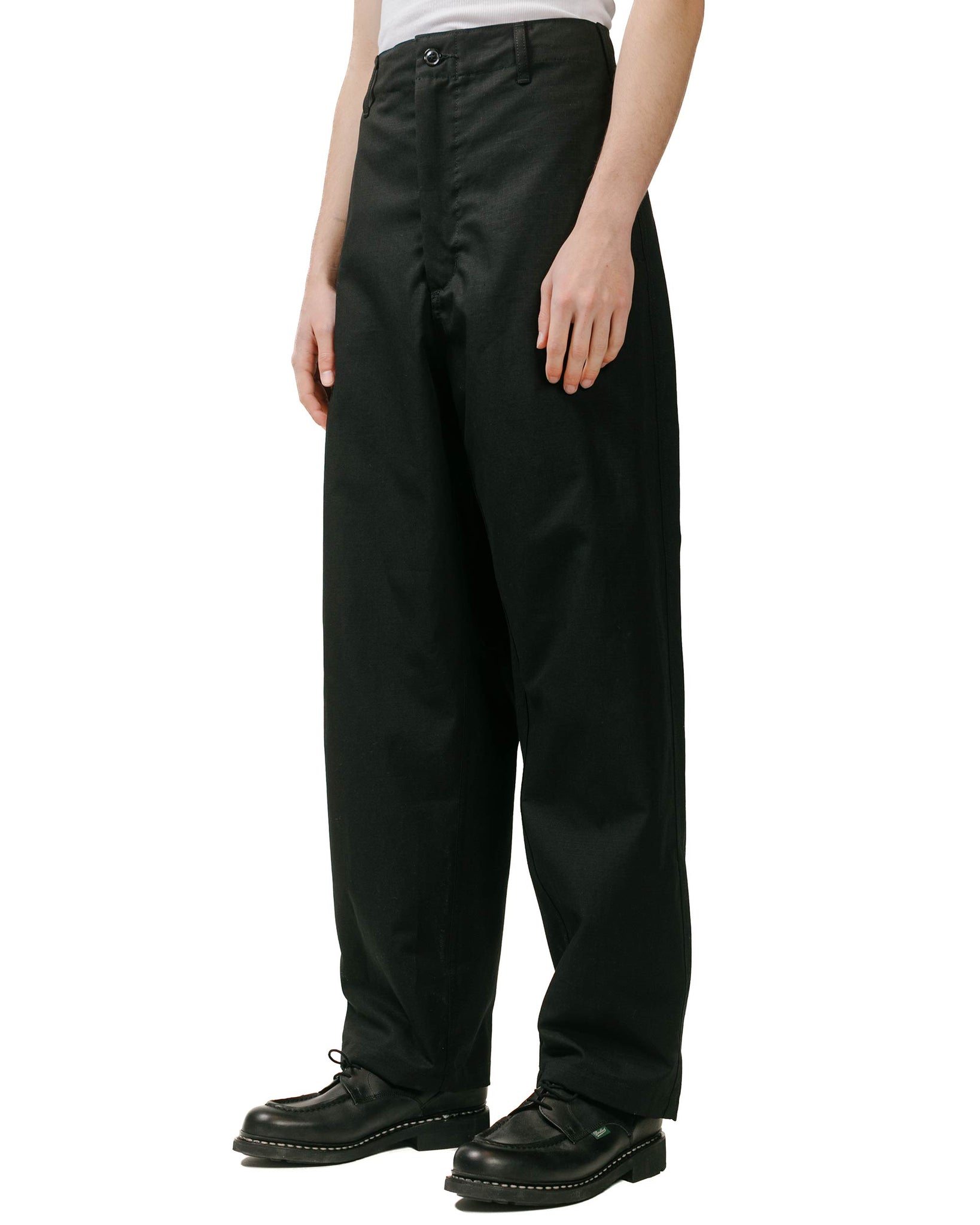 Engineered Garments Workaday Utility Pant Black Cotton Ripstop model front