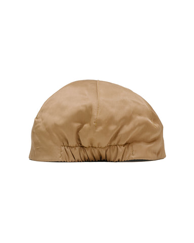 Found Feather 2 Panel Trucker Cap Rayon Cotton Dyed Satin Brown