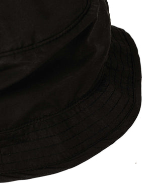 Found Feather Boonie Crusher Hat Poly Dyed Taffeta Black Detail
