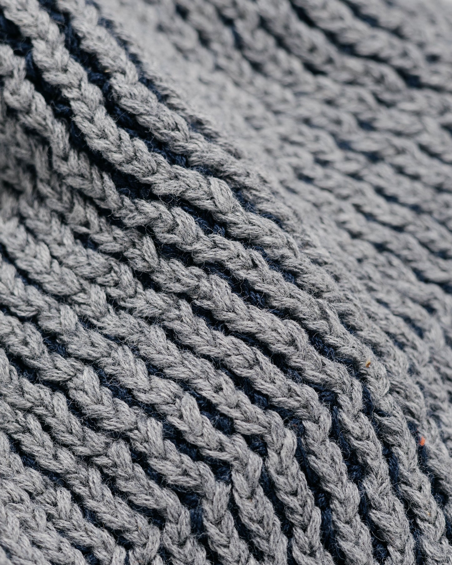 Found Feather Wave Skully Navy Grey
