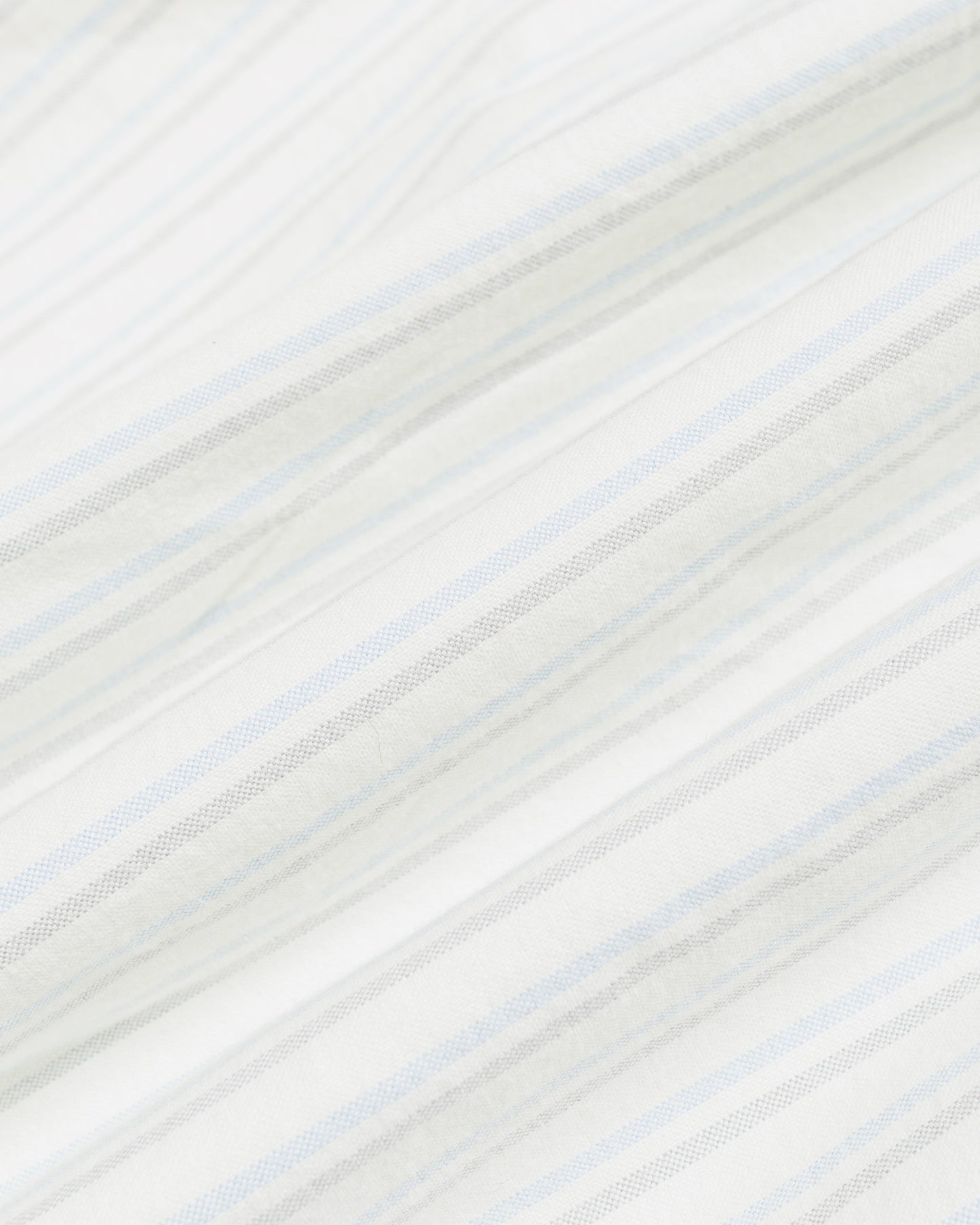 Gitman Vintage Bros. Blue Brushed Split Stripe Oxford fabric