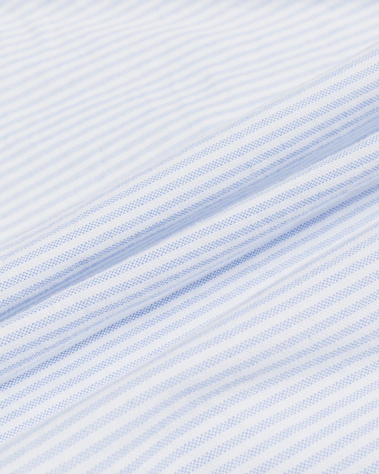 Gitman Vintage Bros. Blue Stripe Oxford Long Sleeve fabric