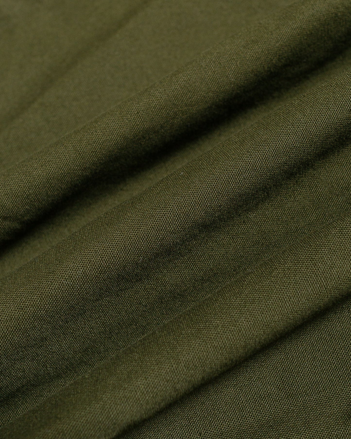 Gitman Vintage Bros. Long Sleeve Olive Overdye Oxford fabric