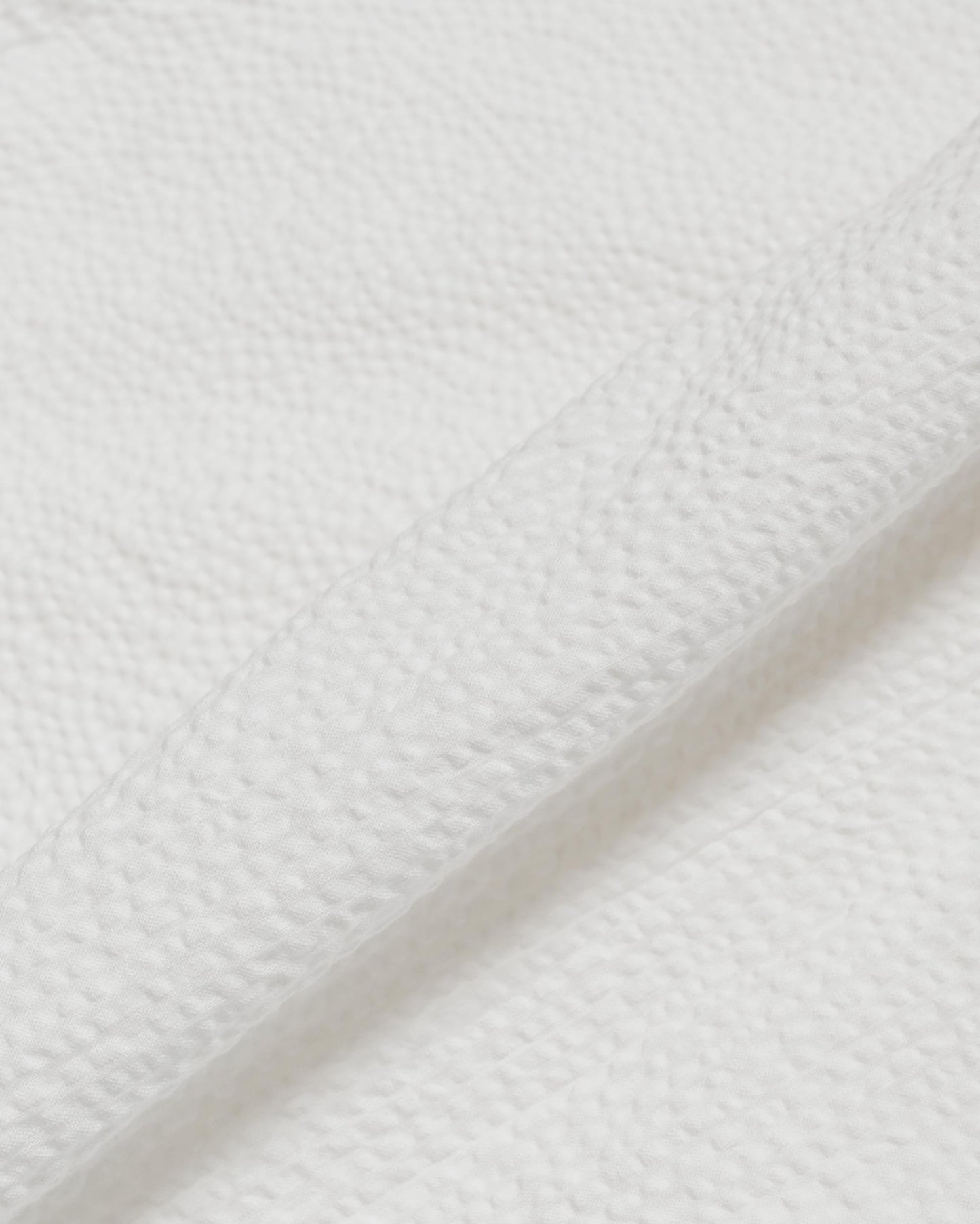 Gitman Vintage Bros. White Seersucker Short Sleeve Shirt fabric