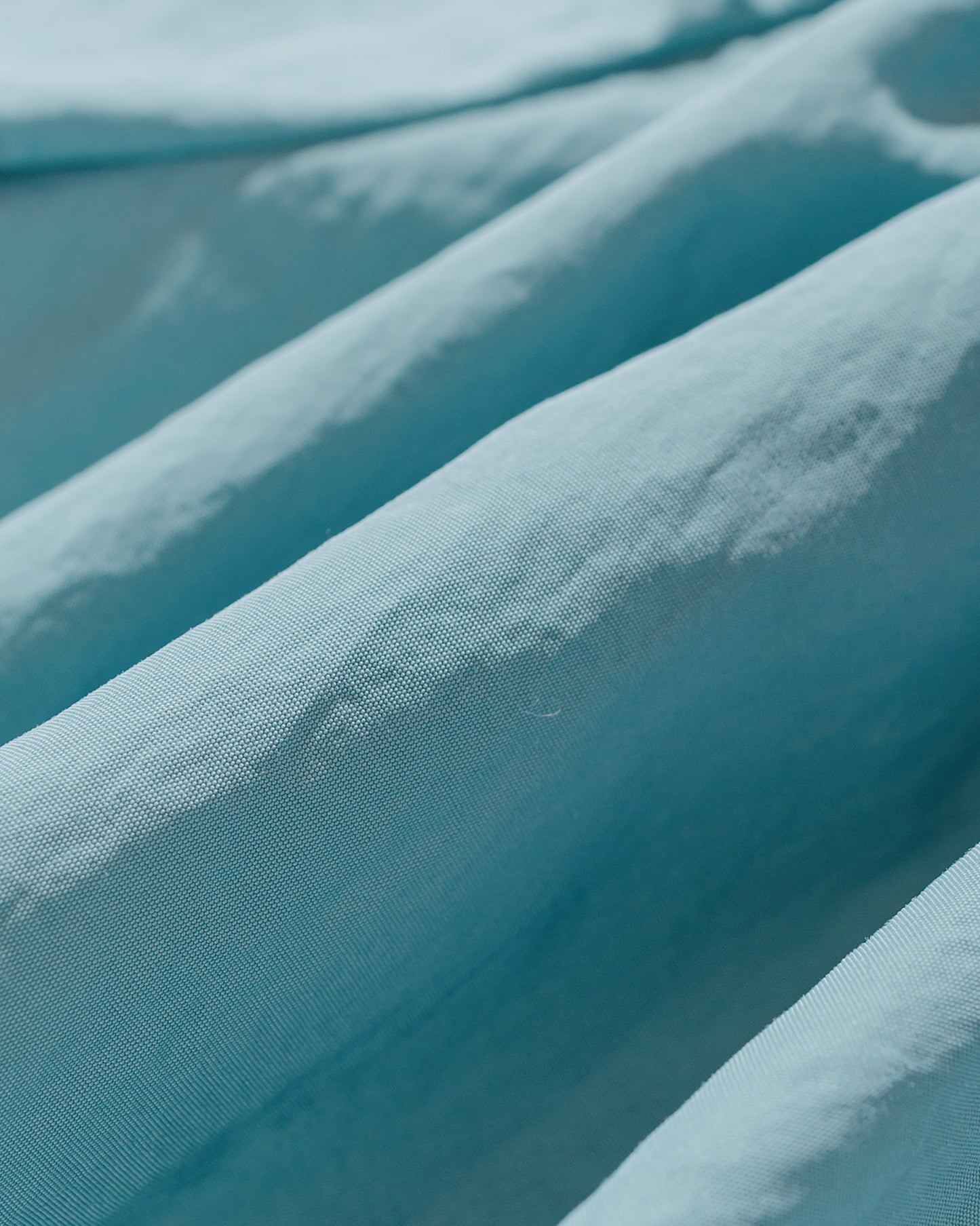 Goldwin Nylon Shorts Smoke Aqua fabric