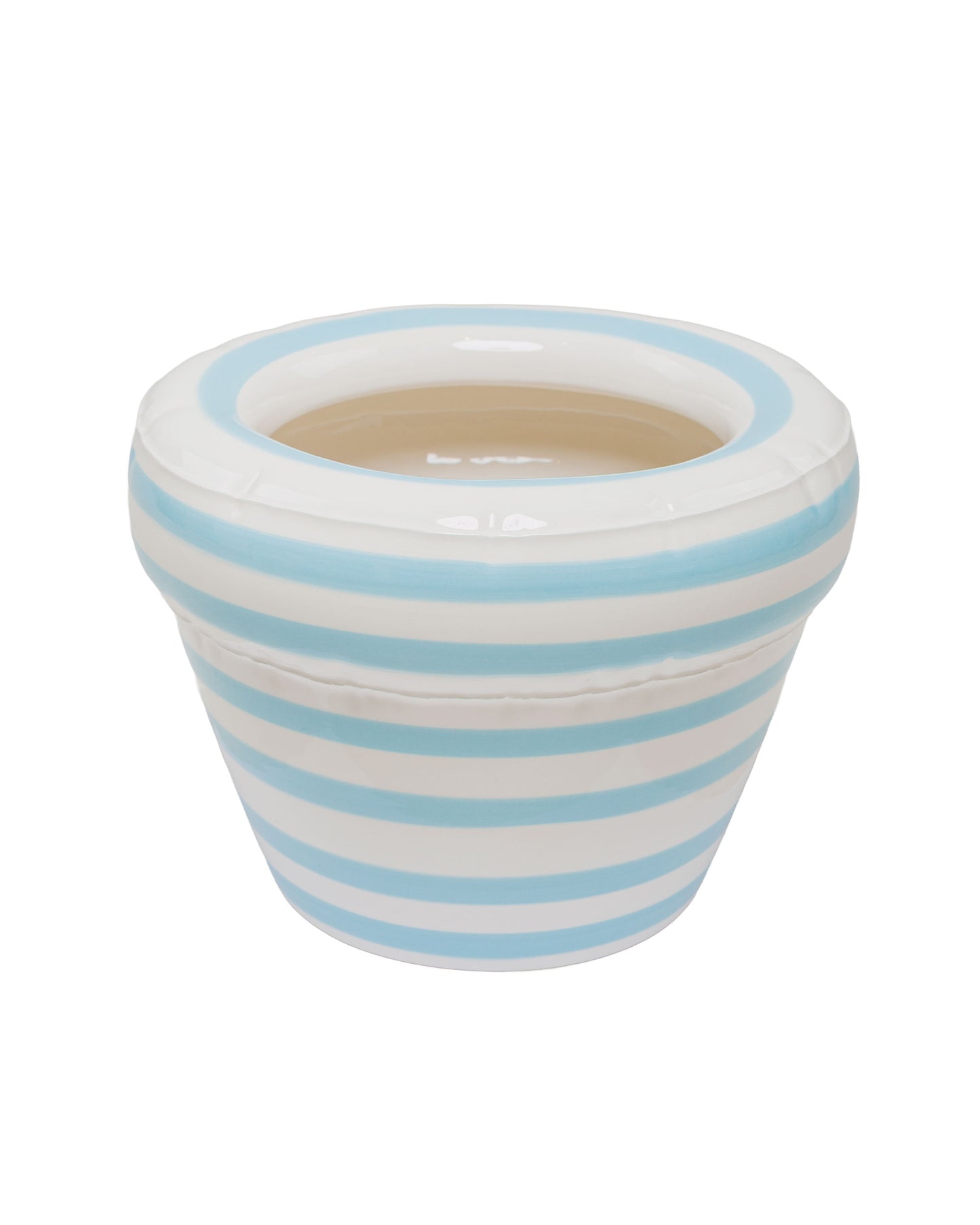 Home Studyo Planter 'Pierre' Stripes Ocean Gloss