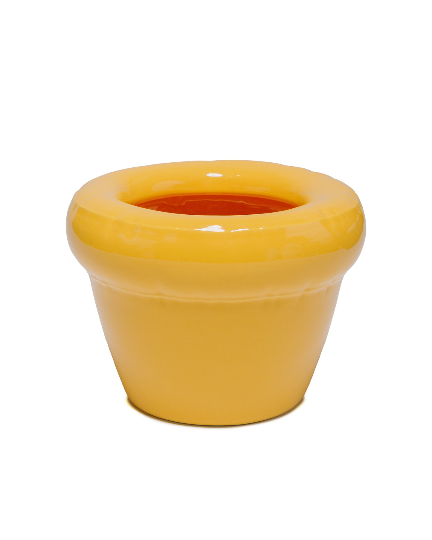 Home Studyo Planter 'Pierre' Yolk Gloss