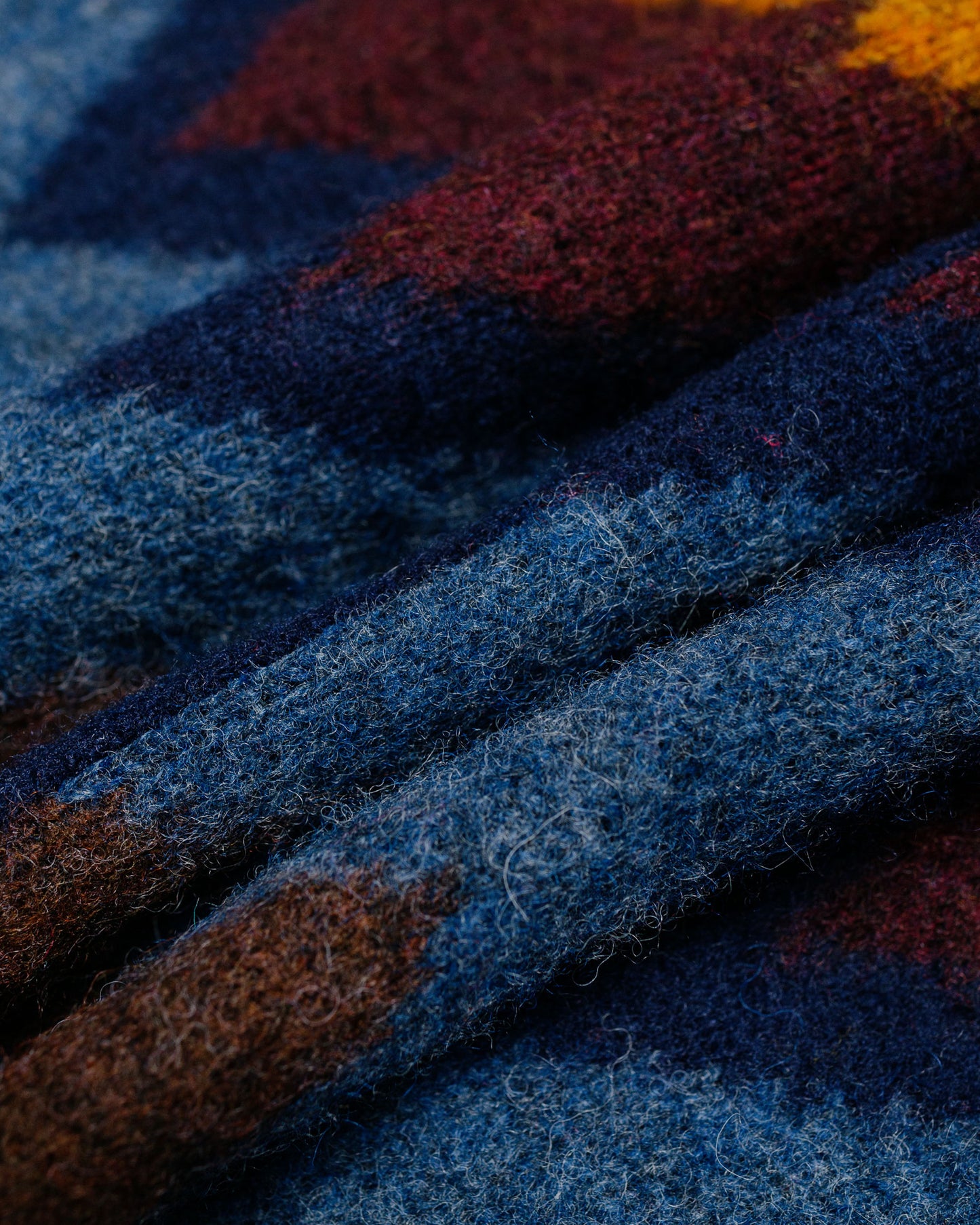 Howlin' Fire In The Mind Navy fabric