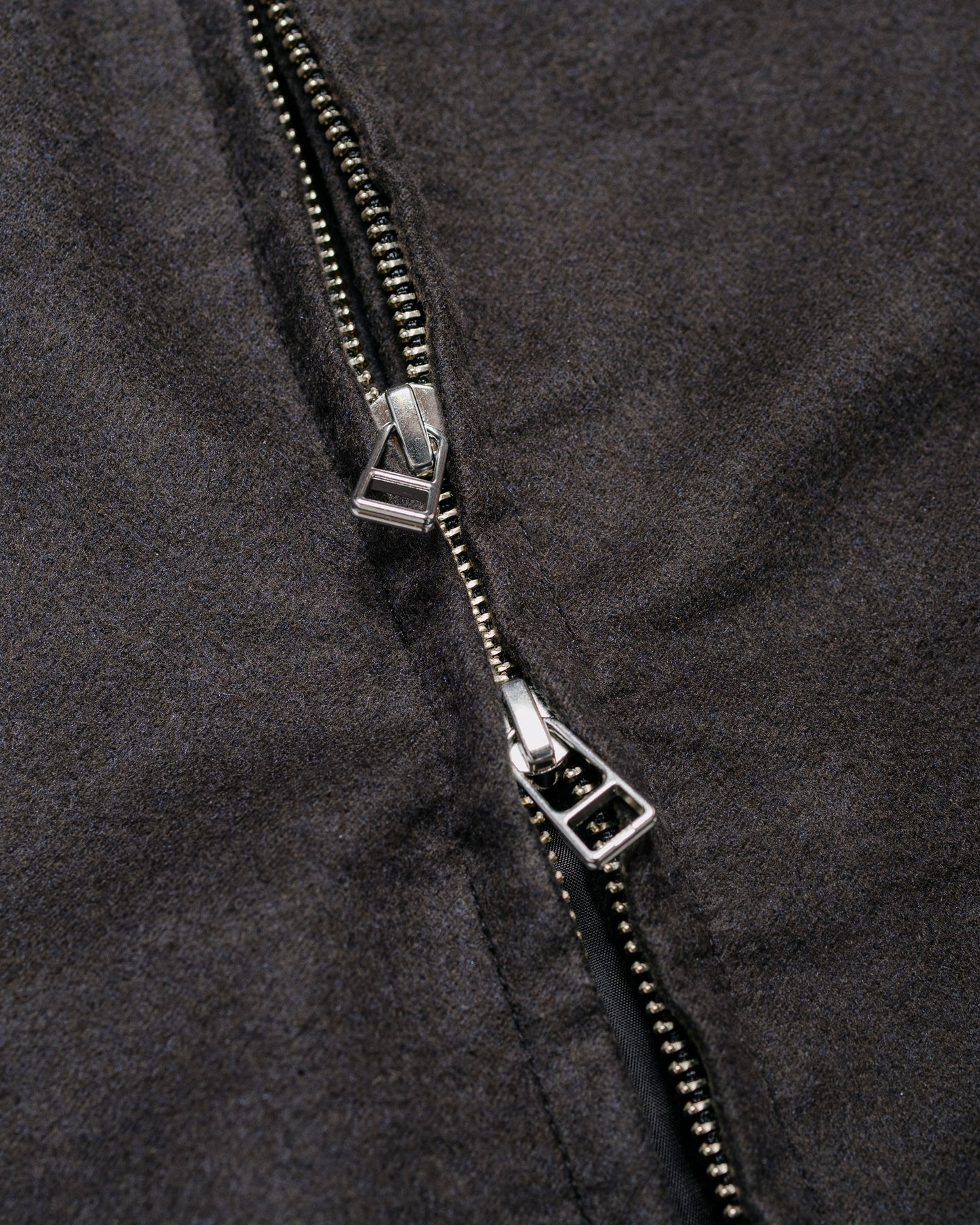 James Coward Circuit Jacket Charcoal Cotton Silk Moleskin